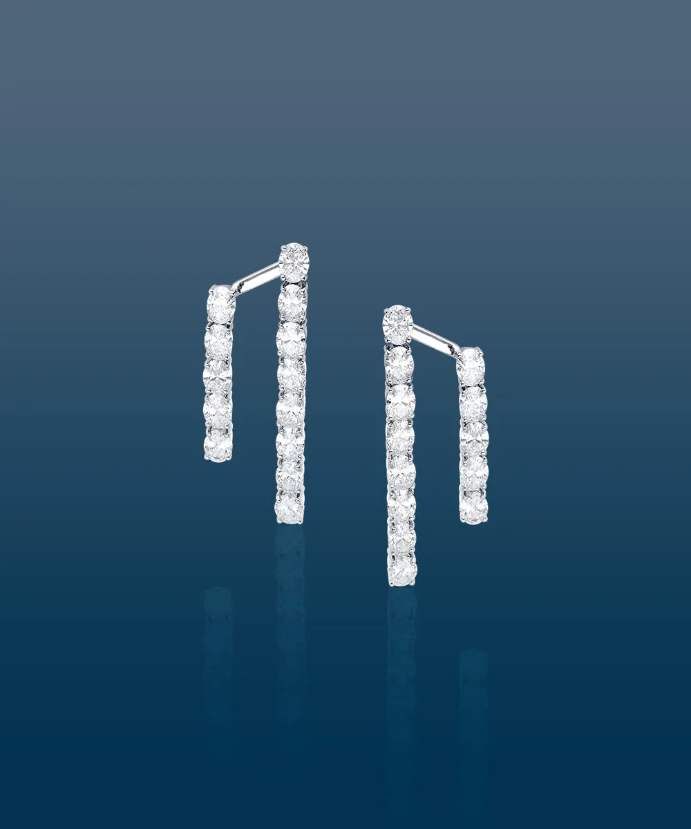 .30ct Oval Diamond Earrings