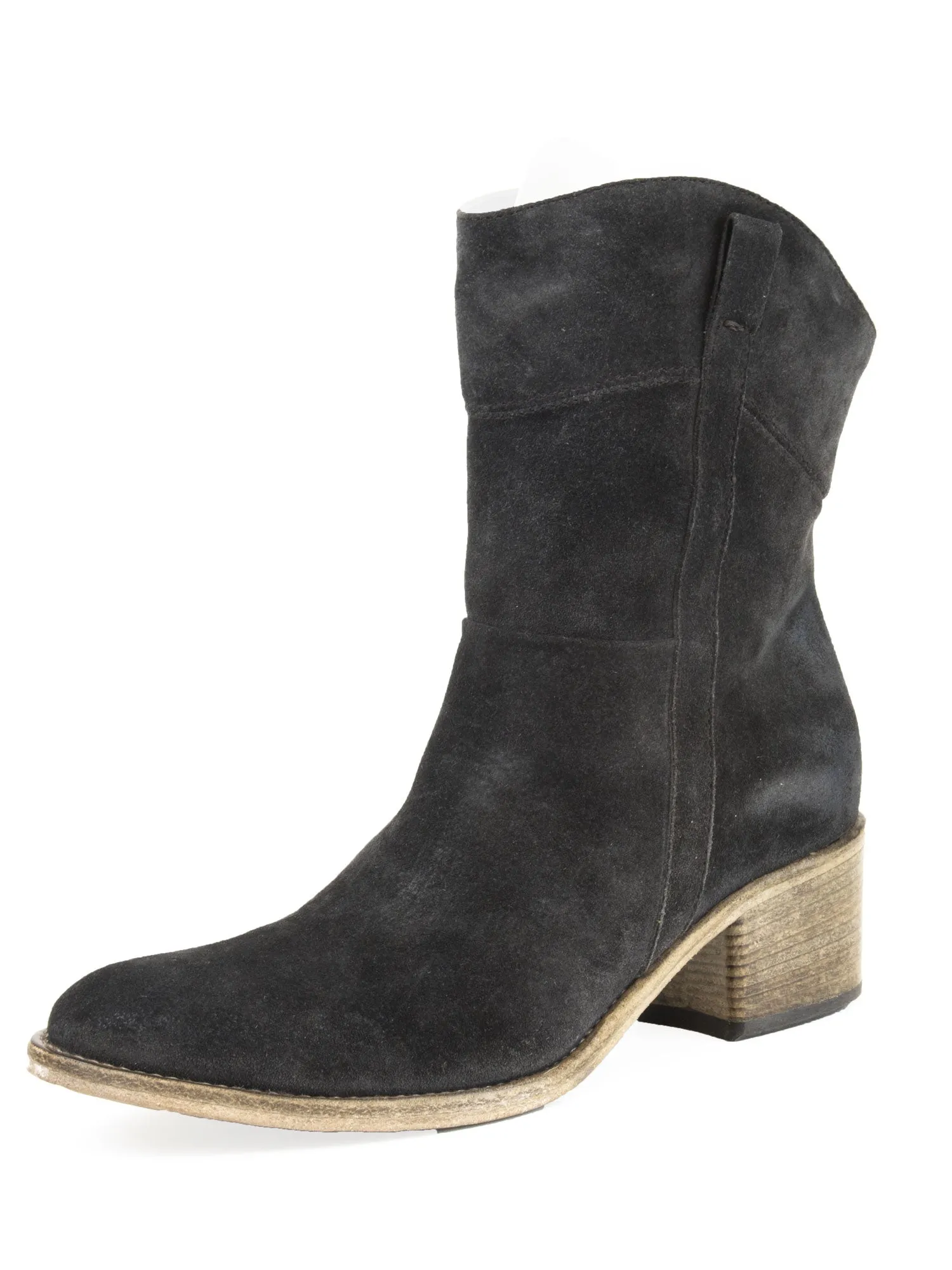 ALBERTO FERMANI Women's Brown Suede Martana Ankle Boots Floor Model
