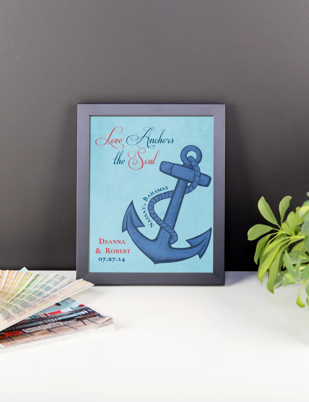 Anchor Wedding Art - Wedding Gifts For Couples