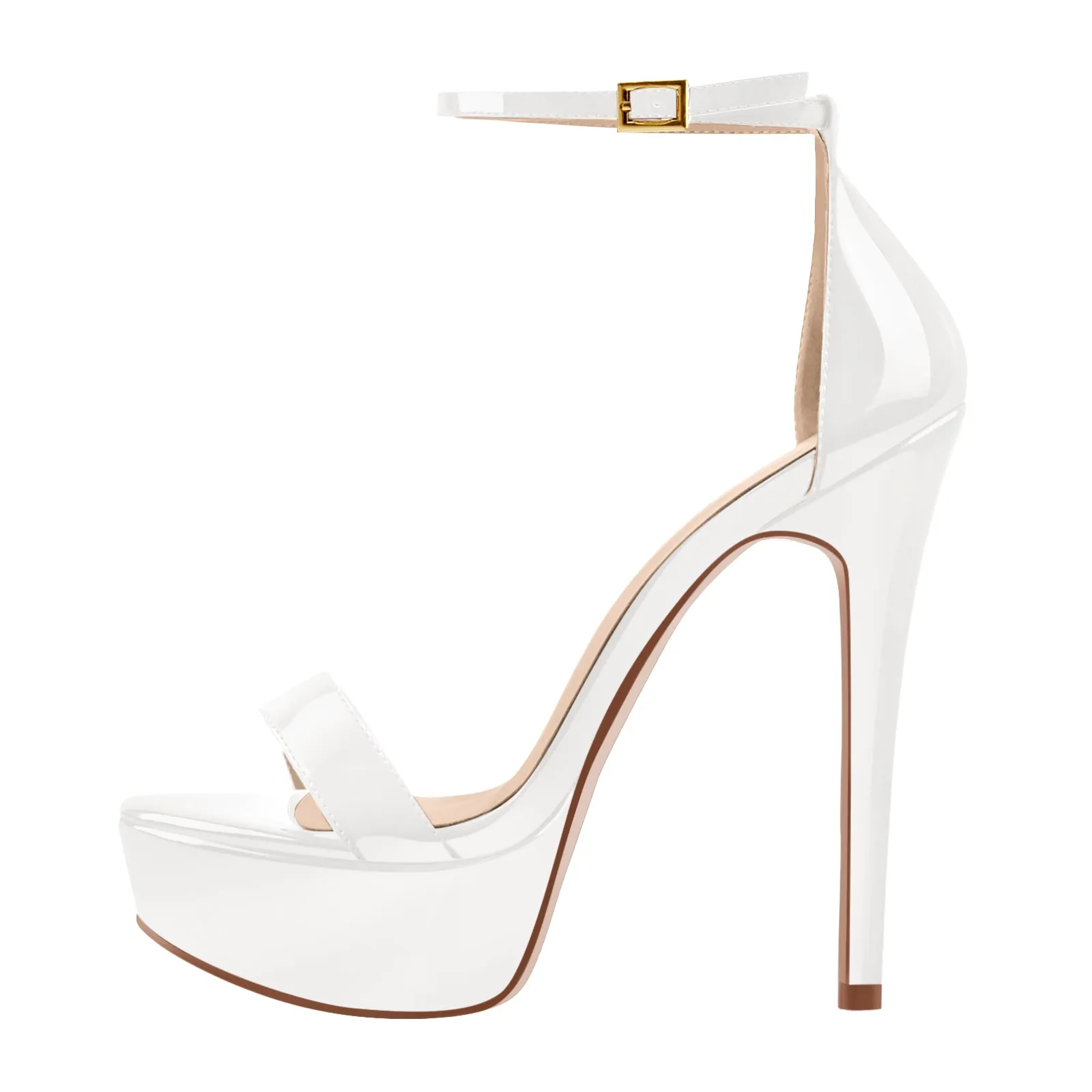 Ankle Strap Platform Stiletto Single Band Sandals
