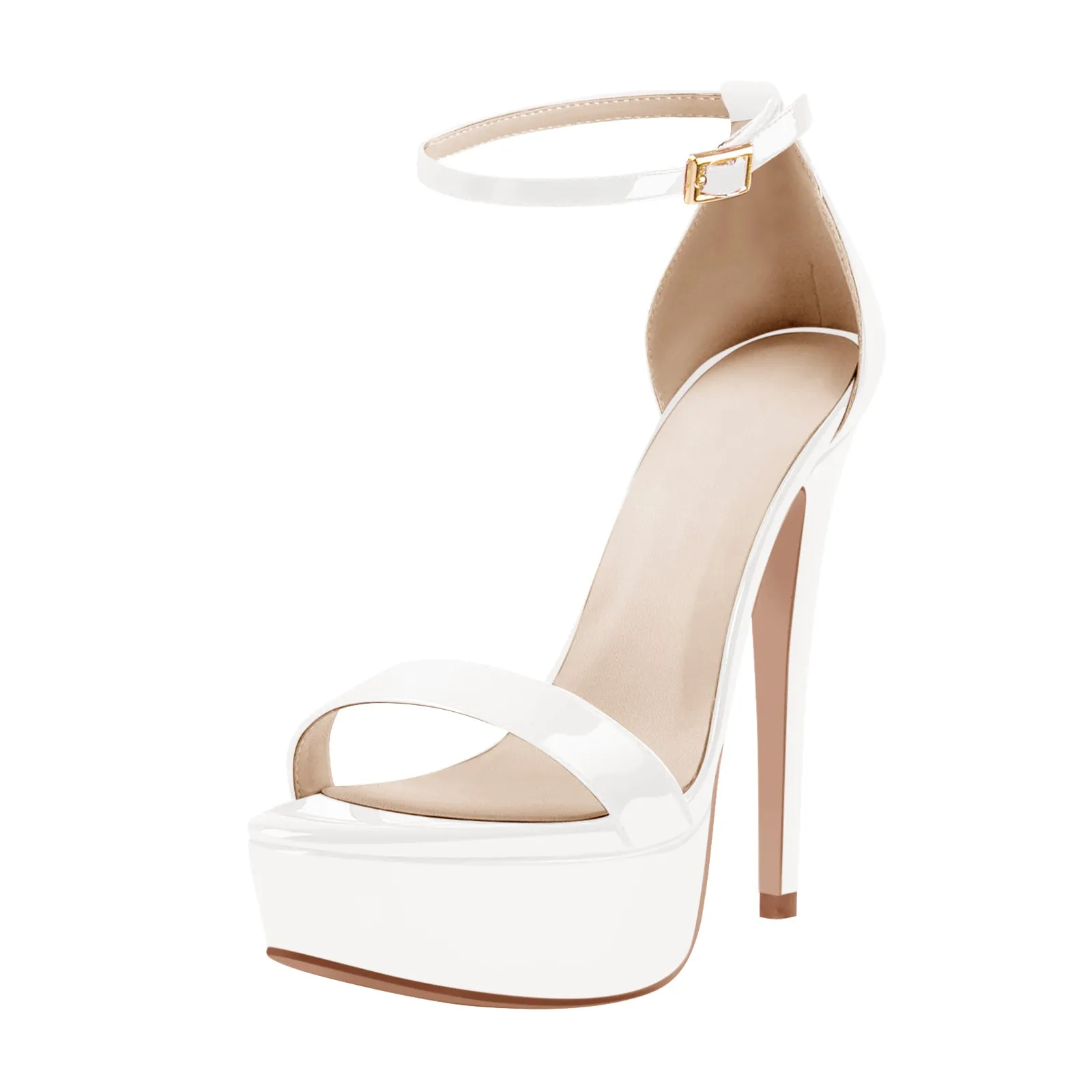 Ankle Strap Platform Stiletto Single Band Sandals