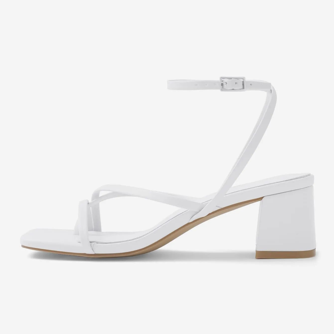 Ankle Strap Sauare Toe Sandals