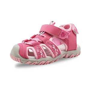 Apakowa Girls Sport Sandals with Arch Suppoer for Toddler Little Kid QDSFFAZ-Y607New-pink