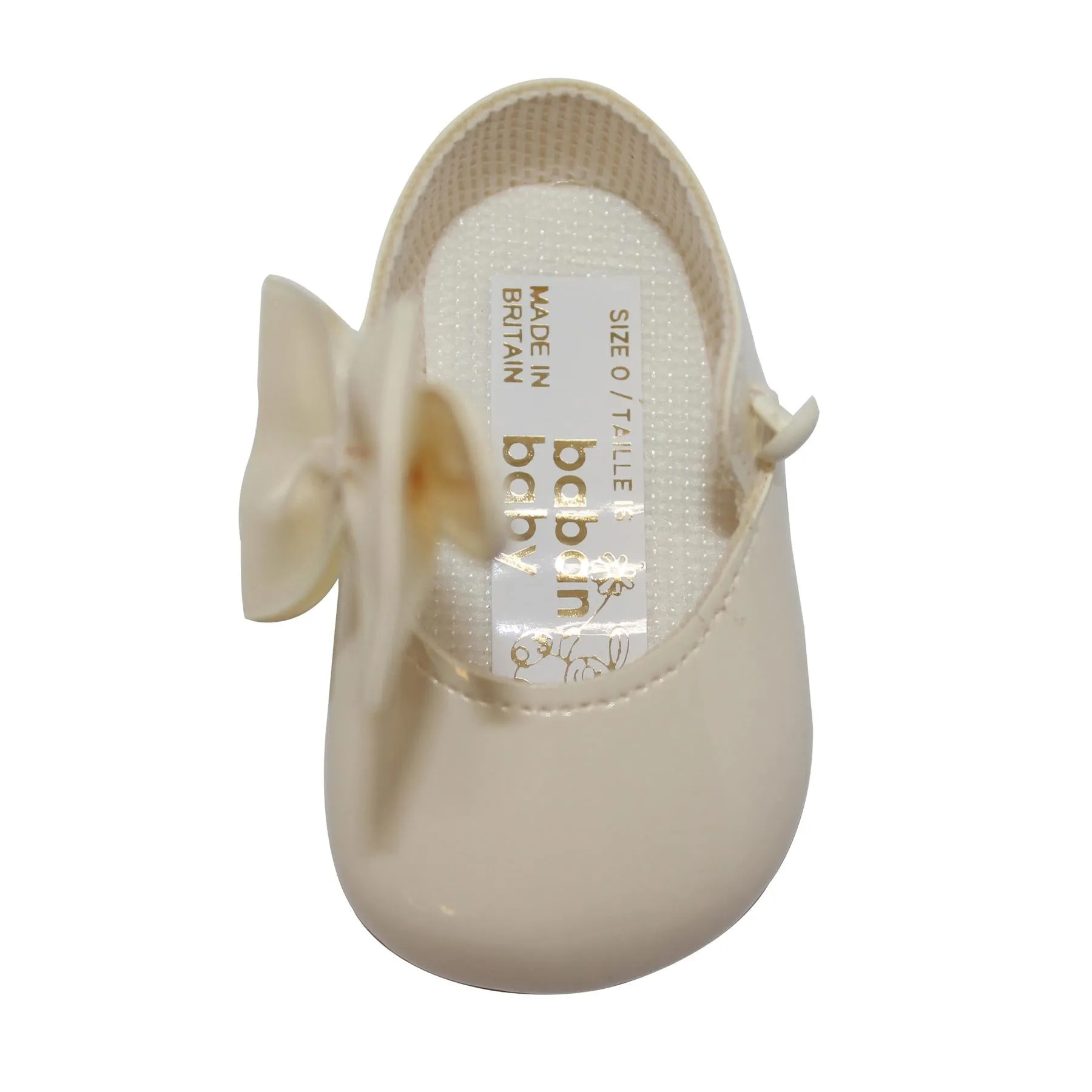 Baban Baby Girls Bow Shoes
