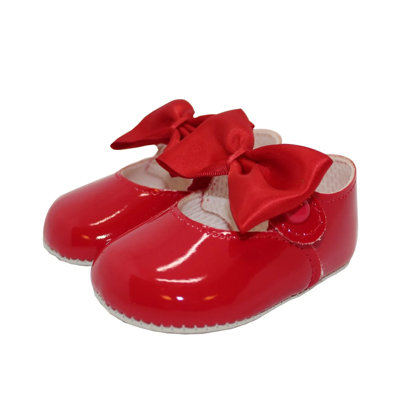 Baban Baby Girls Bow Shoes