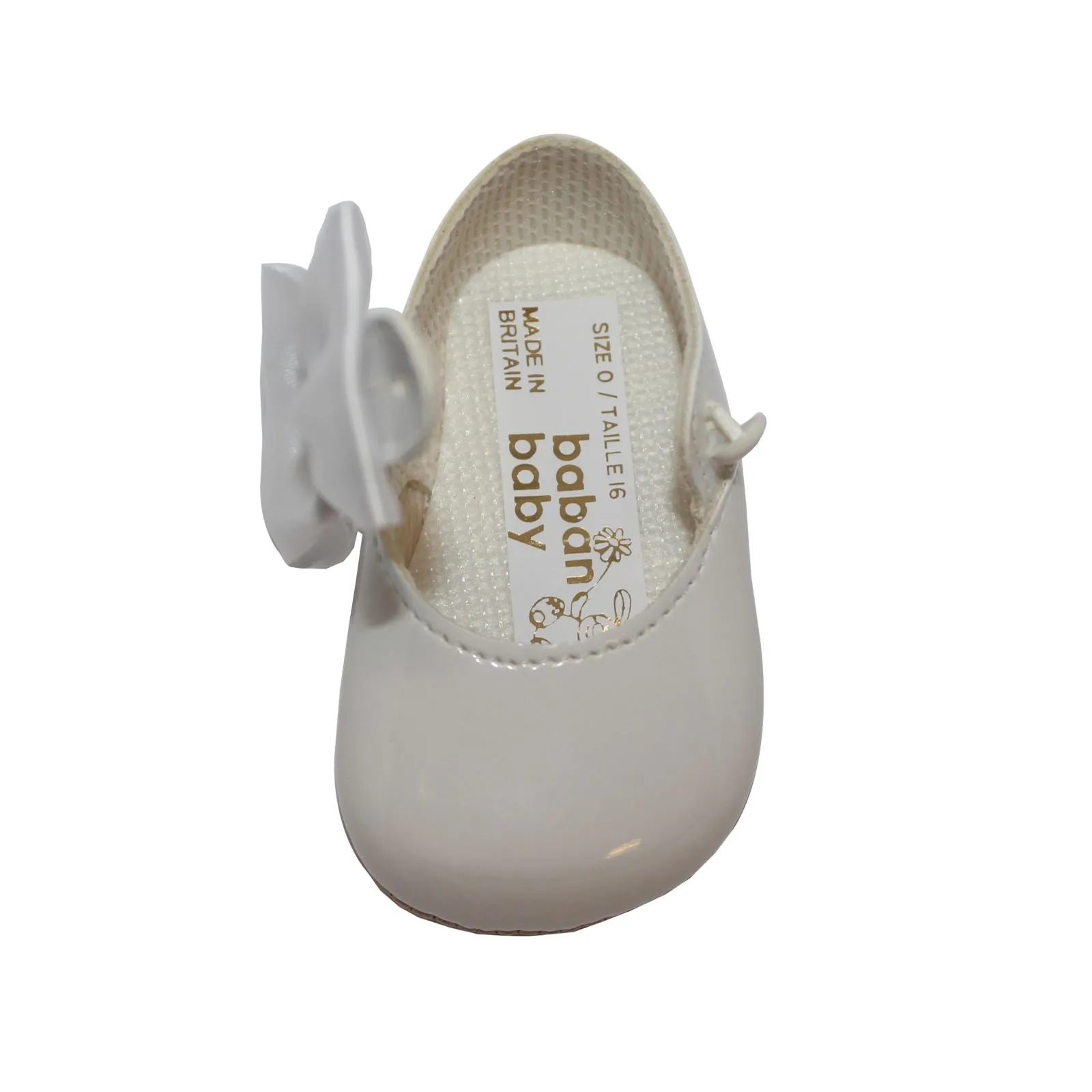 Baban Baby Girls Bow Shoes