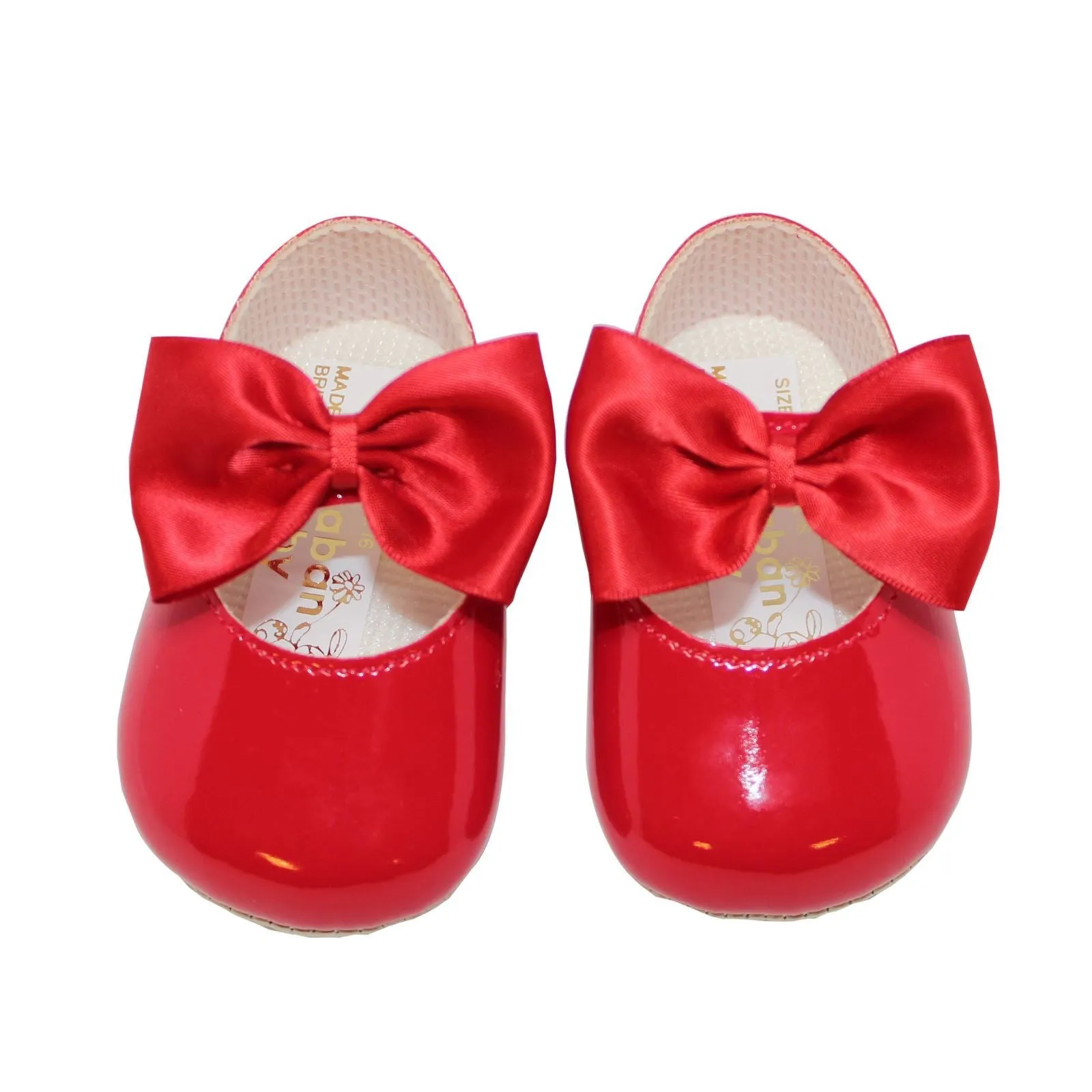 Baban Baby Girls Bow Shoes