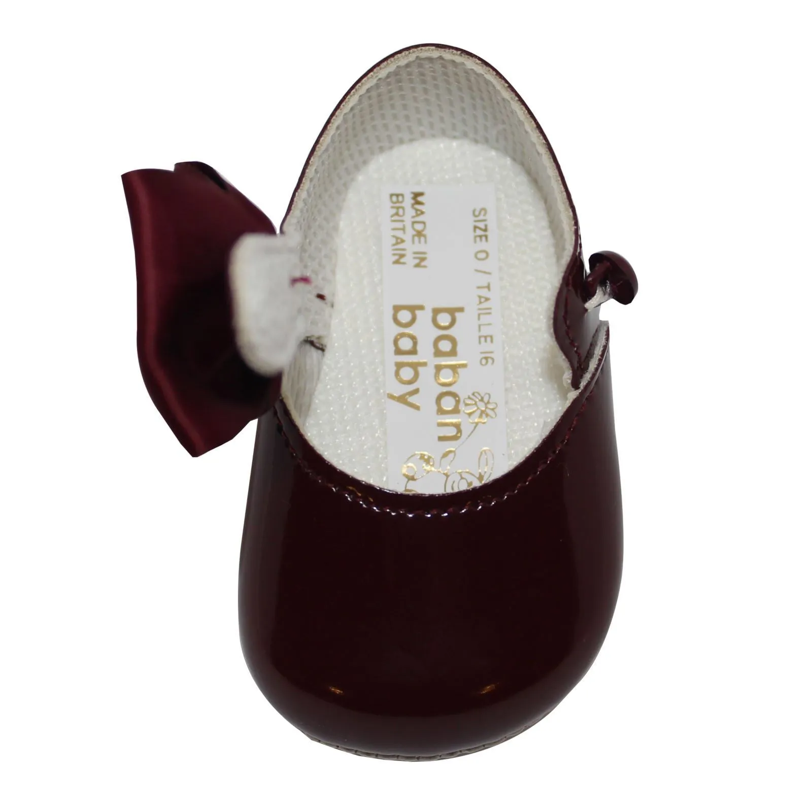 Baban Baby Girls Bow Shoes