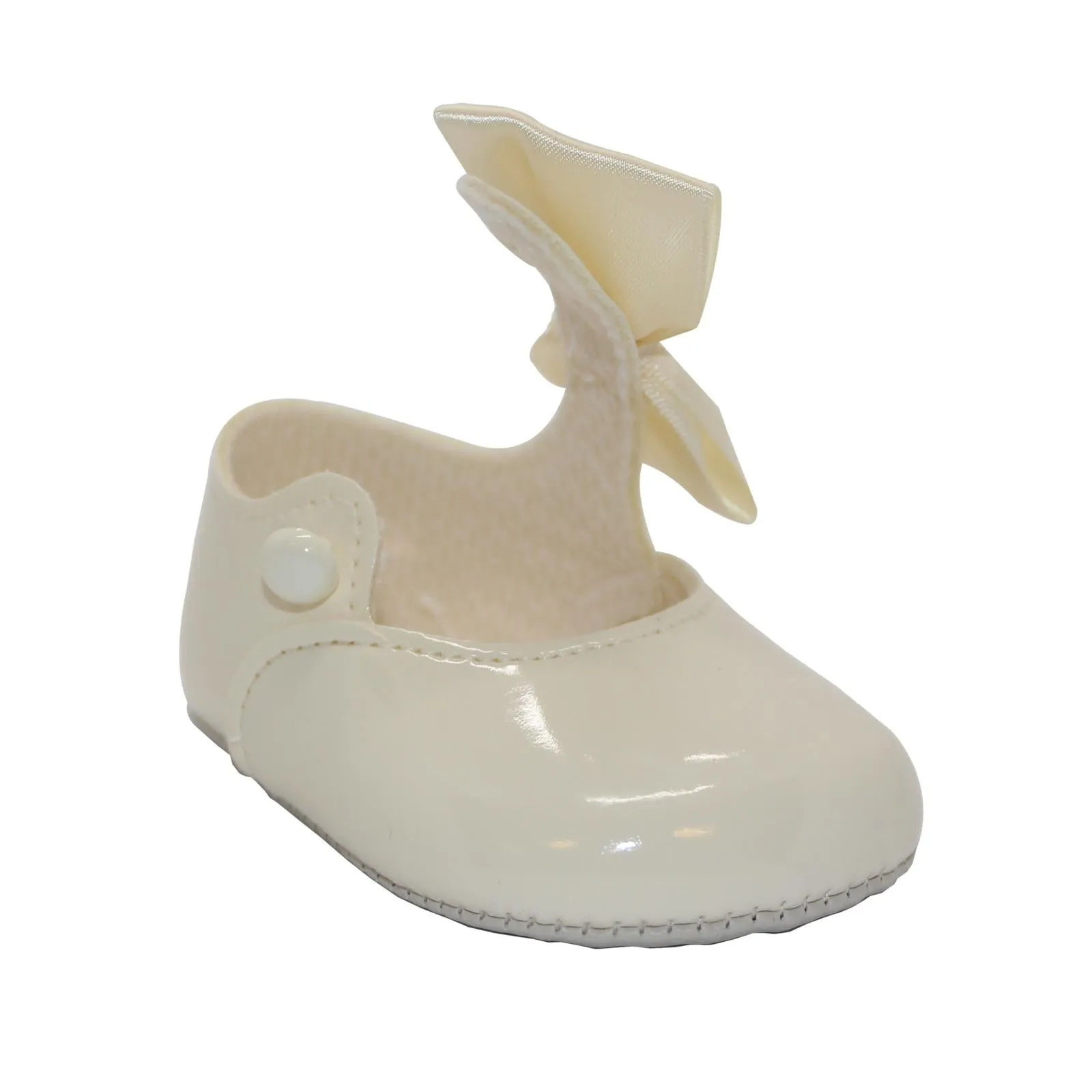 Baban Baby Girls Bow Shoes