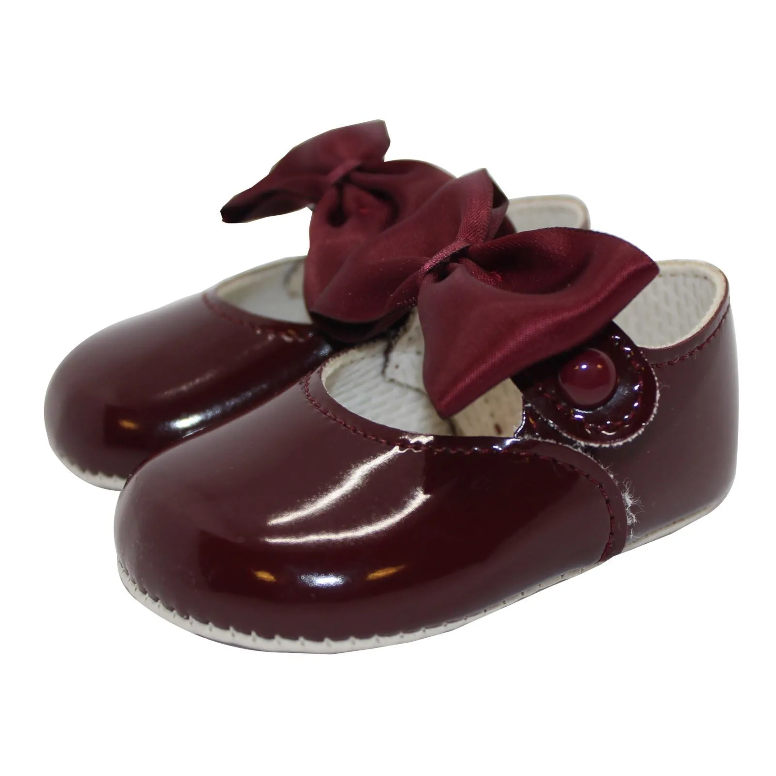 Baban Baby Girls Bow Shoes