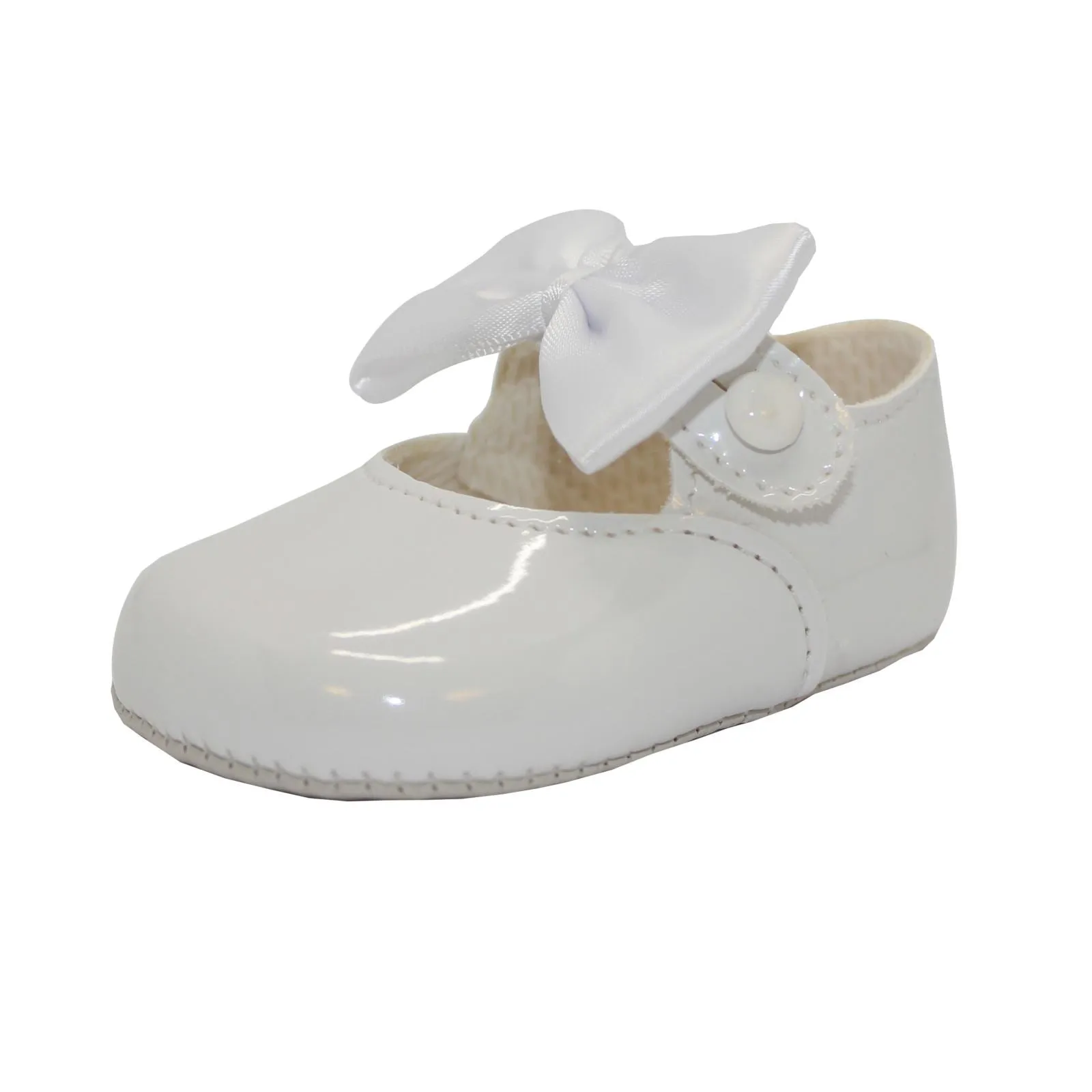 Baban Baby Girls Bow Shoes