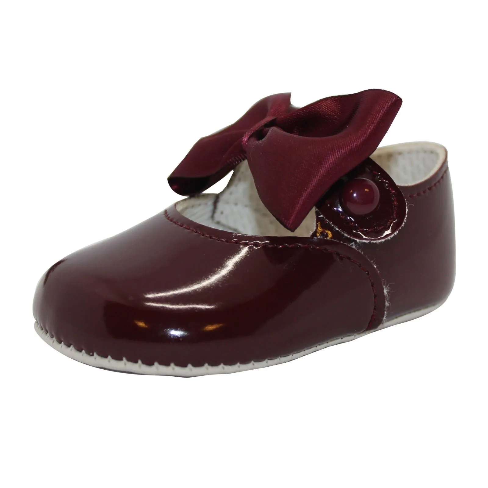 Baban Baby Girls Bow Shoes