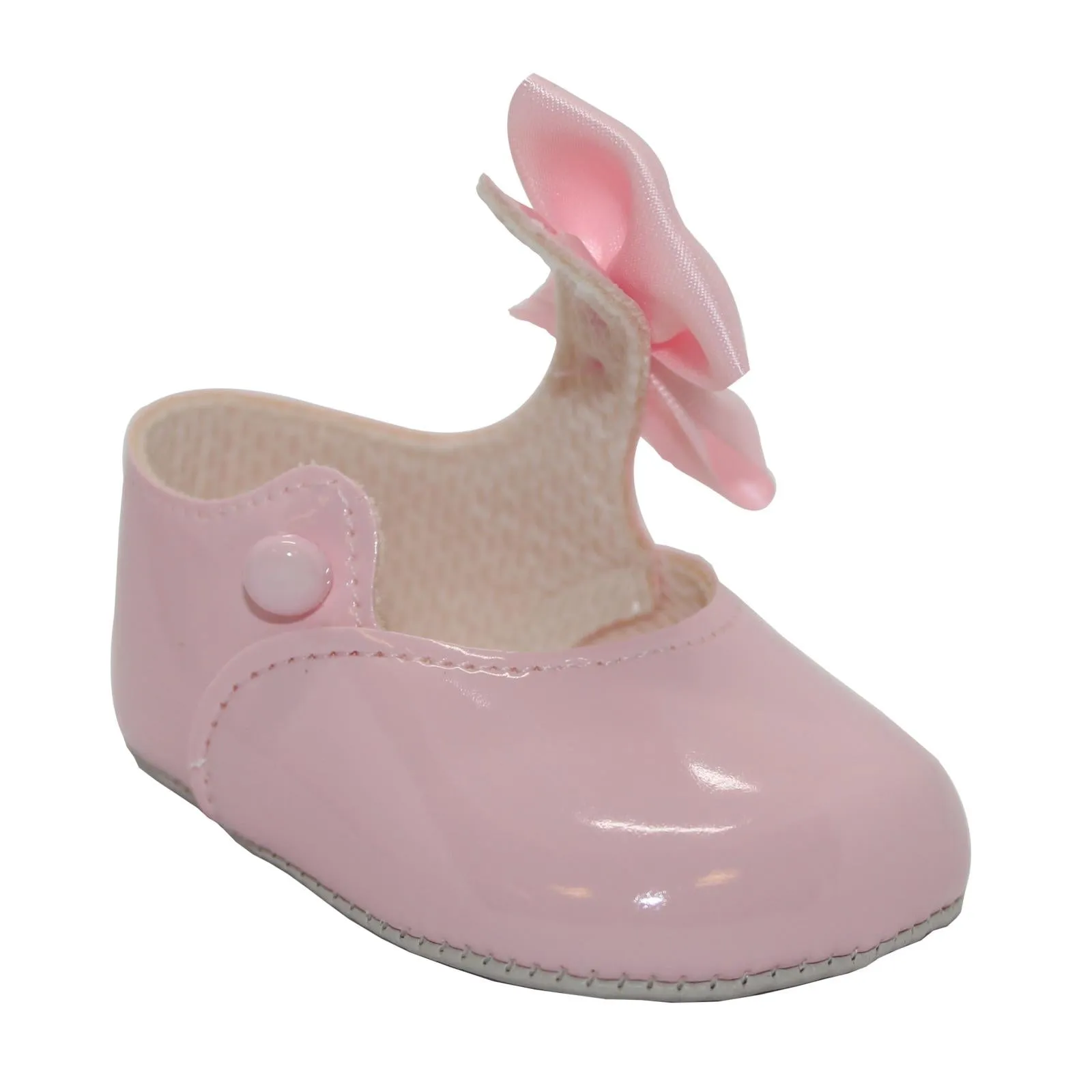 Baban Baby Girls Bow Shoes