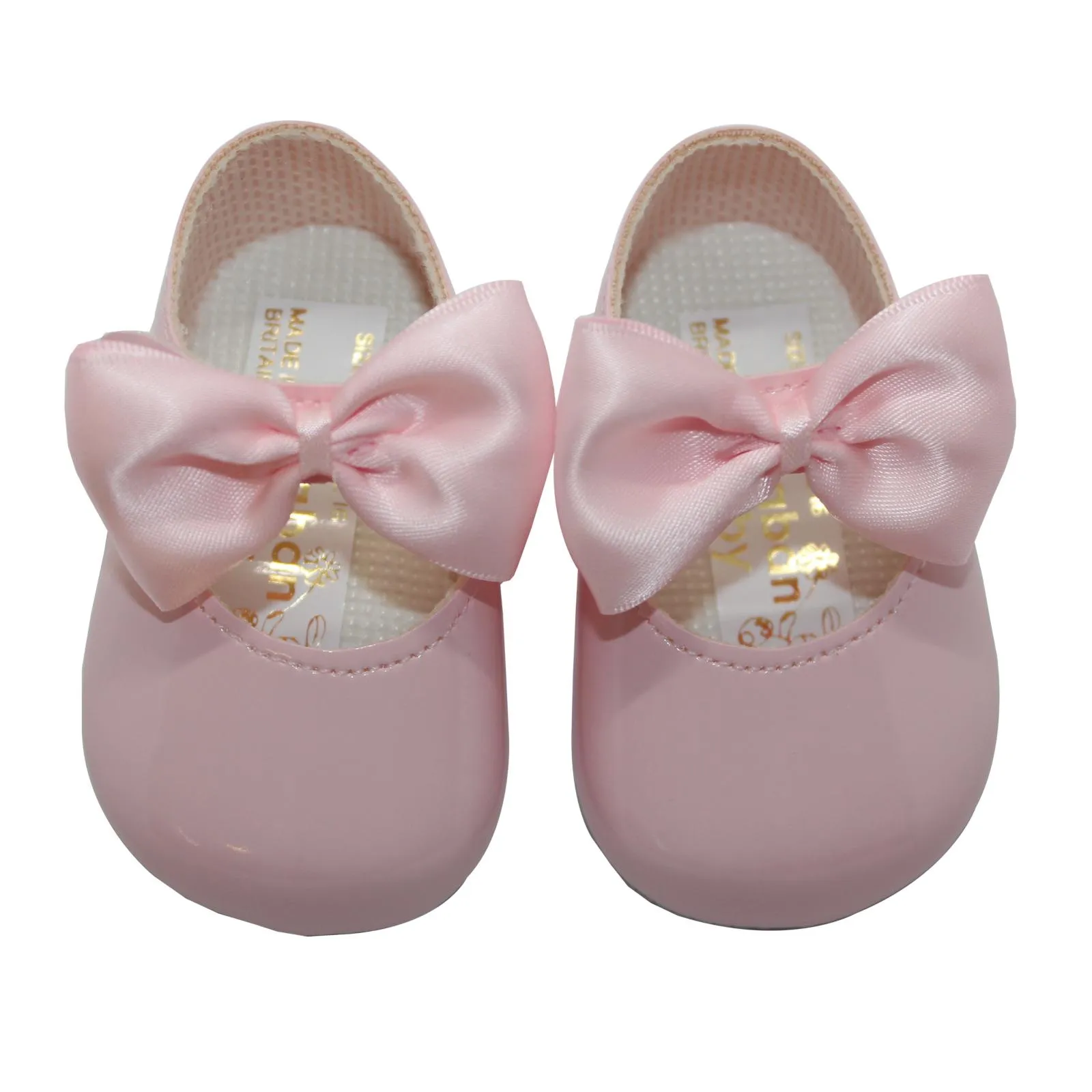Baban Baby Girls Bow Shoes