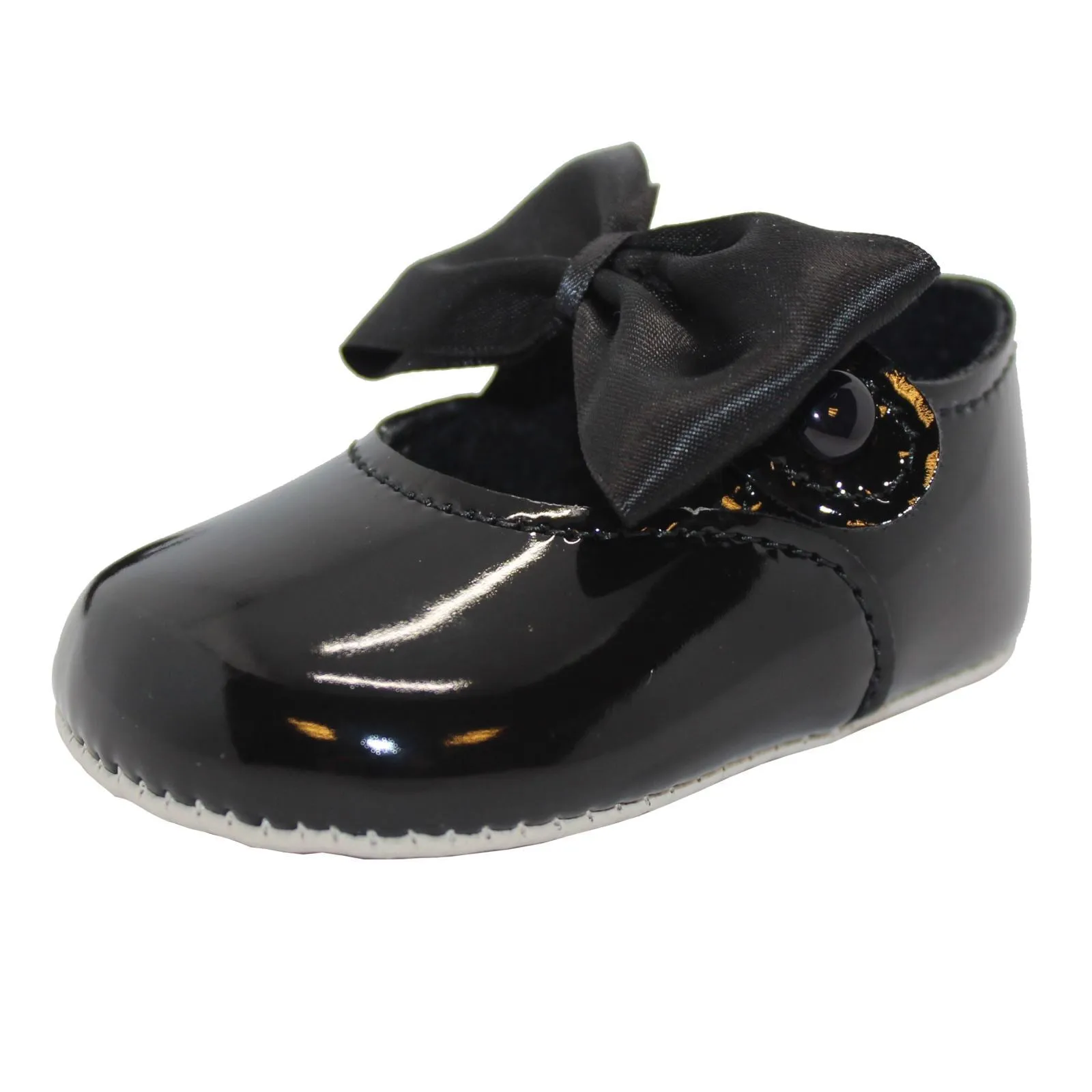 Baban Baby Girls Bow Shoes