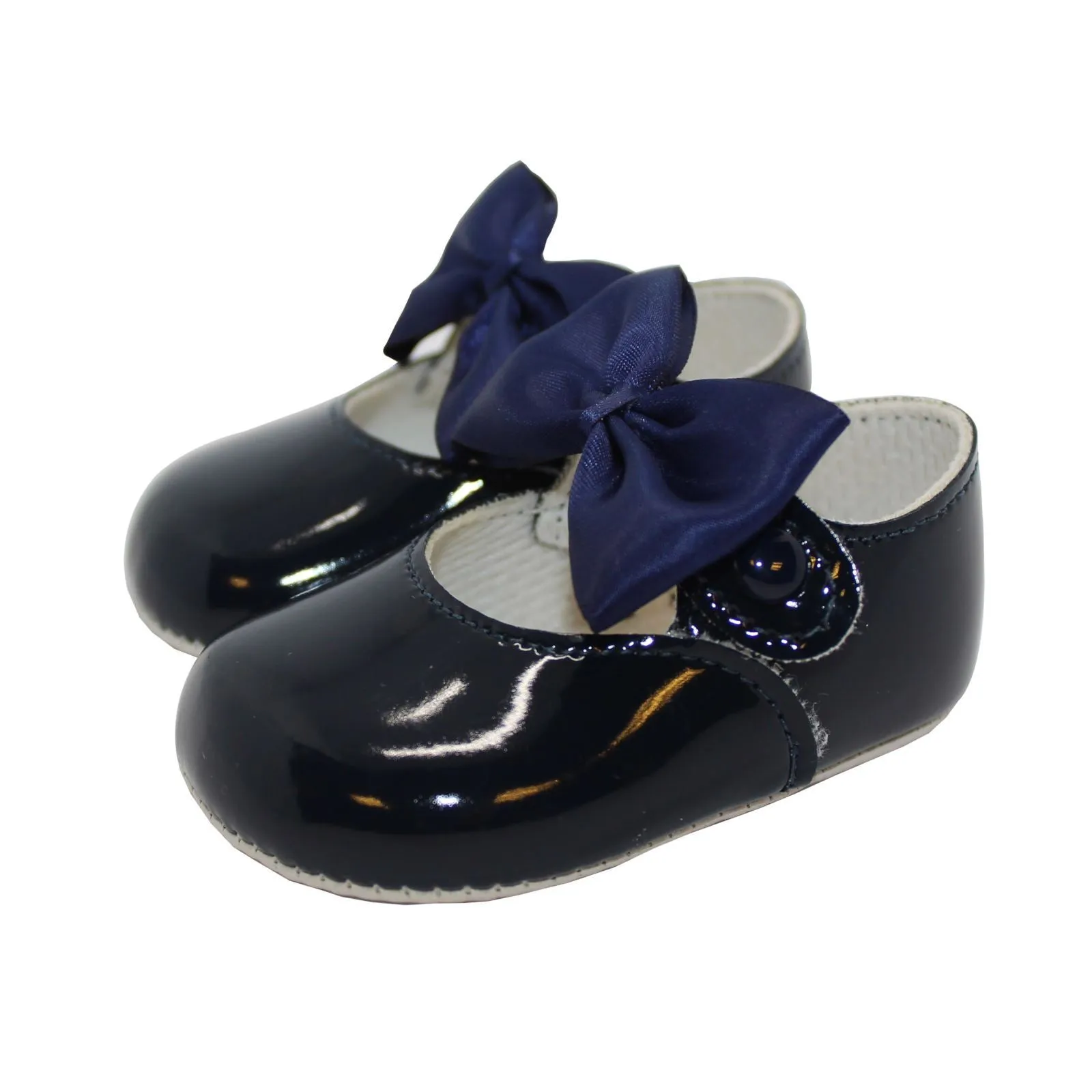 Baban Baby Girls Bow Shoes