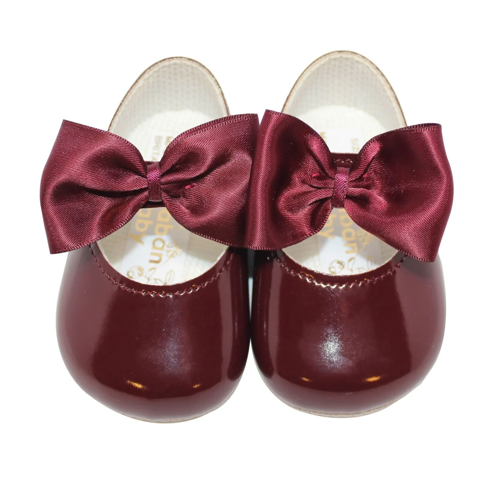 Baban Baby Girls Bow Shoes