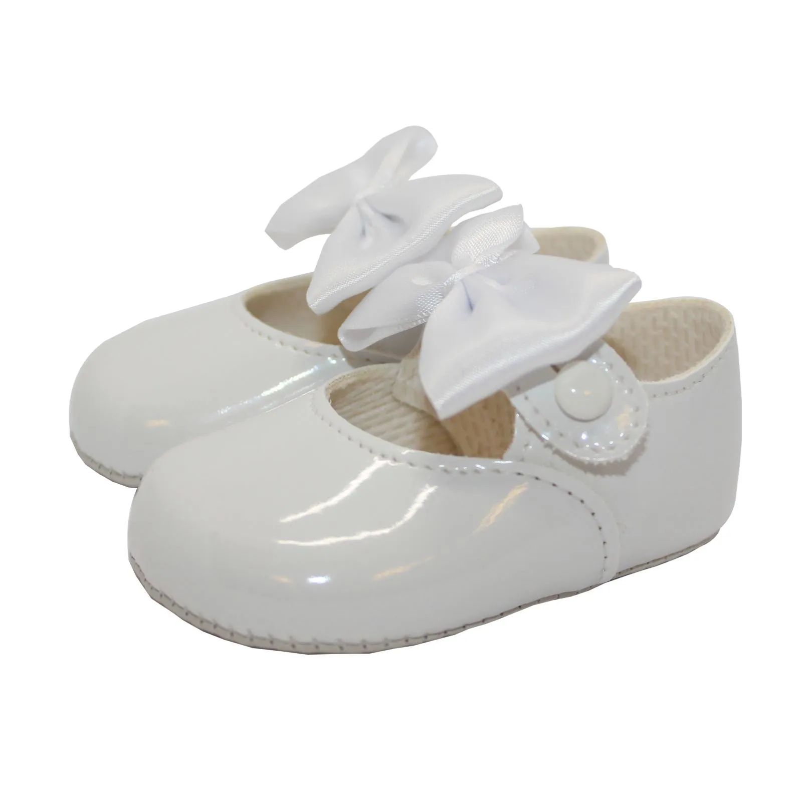 Baban Baby Girls Bow Shoes