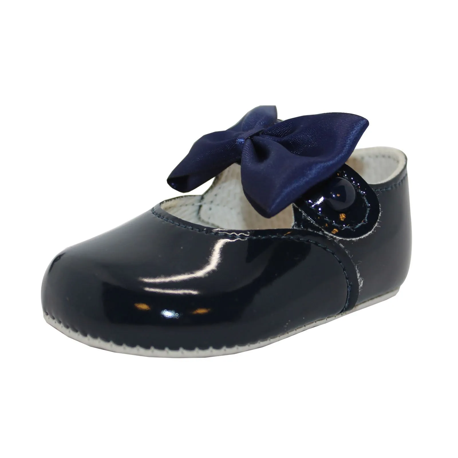 Baban Baby Girls Bow Shoes