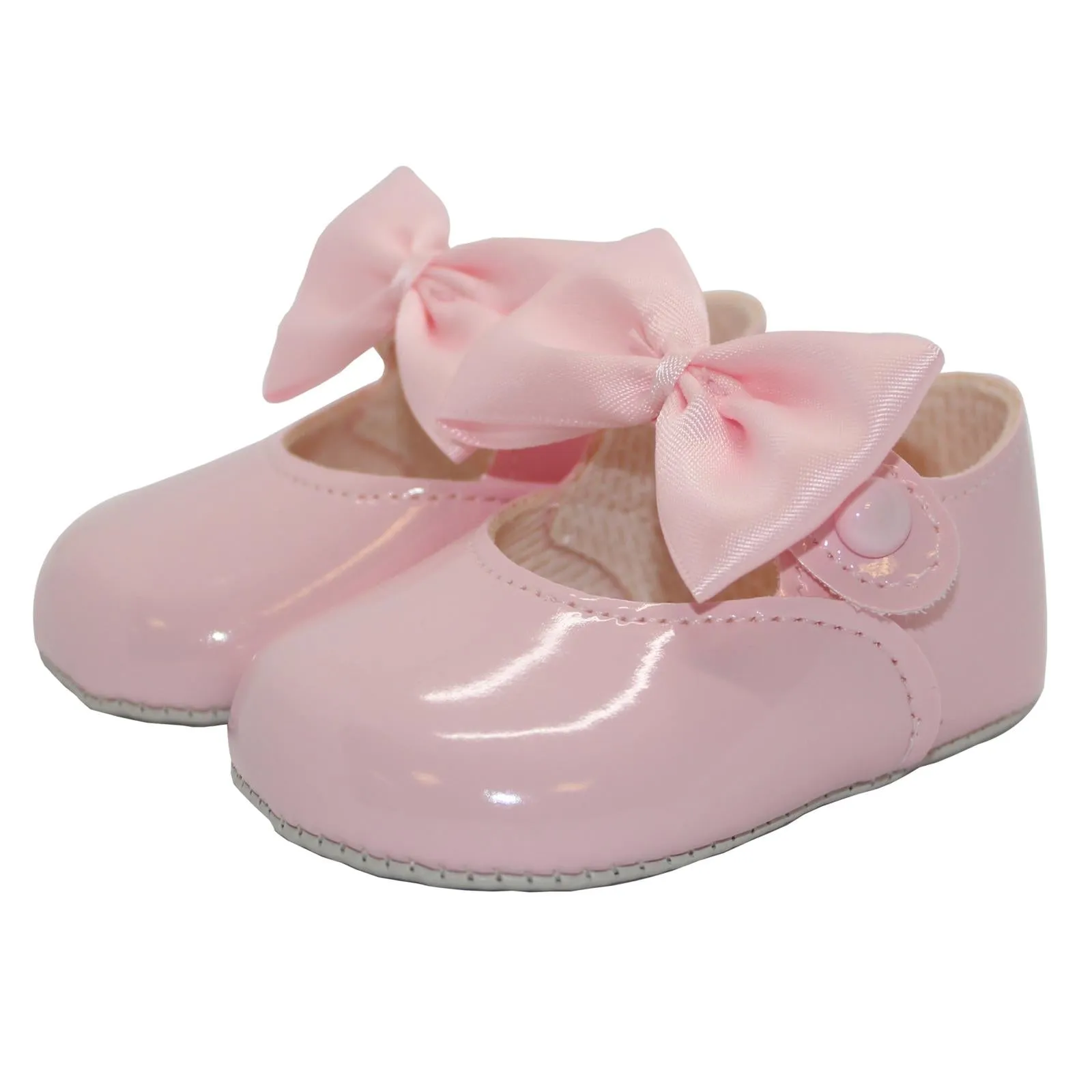 Baban Baby Girls Bow Shoes