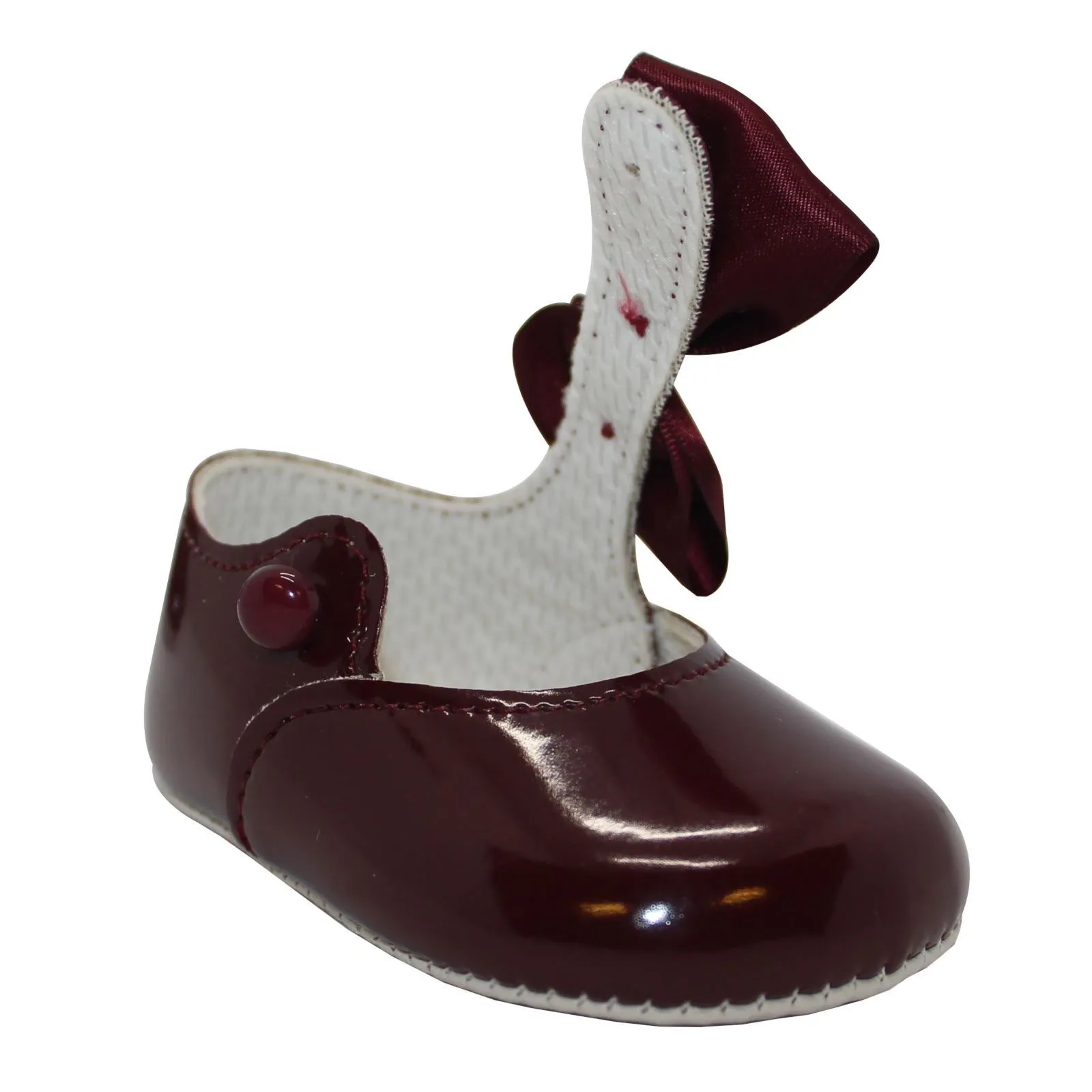 Baban Baby Girls Bow Shoes