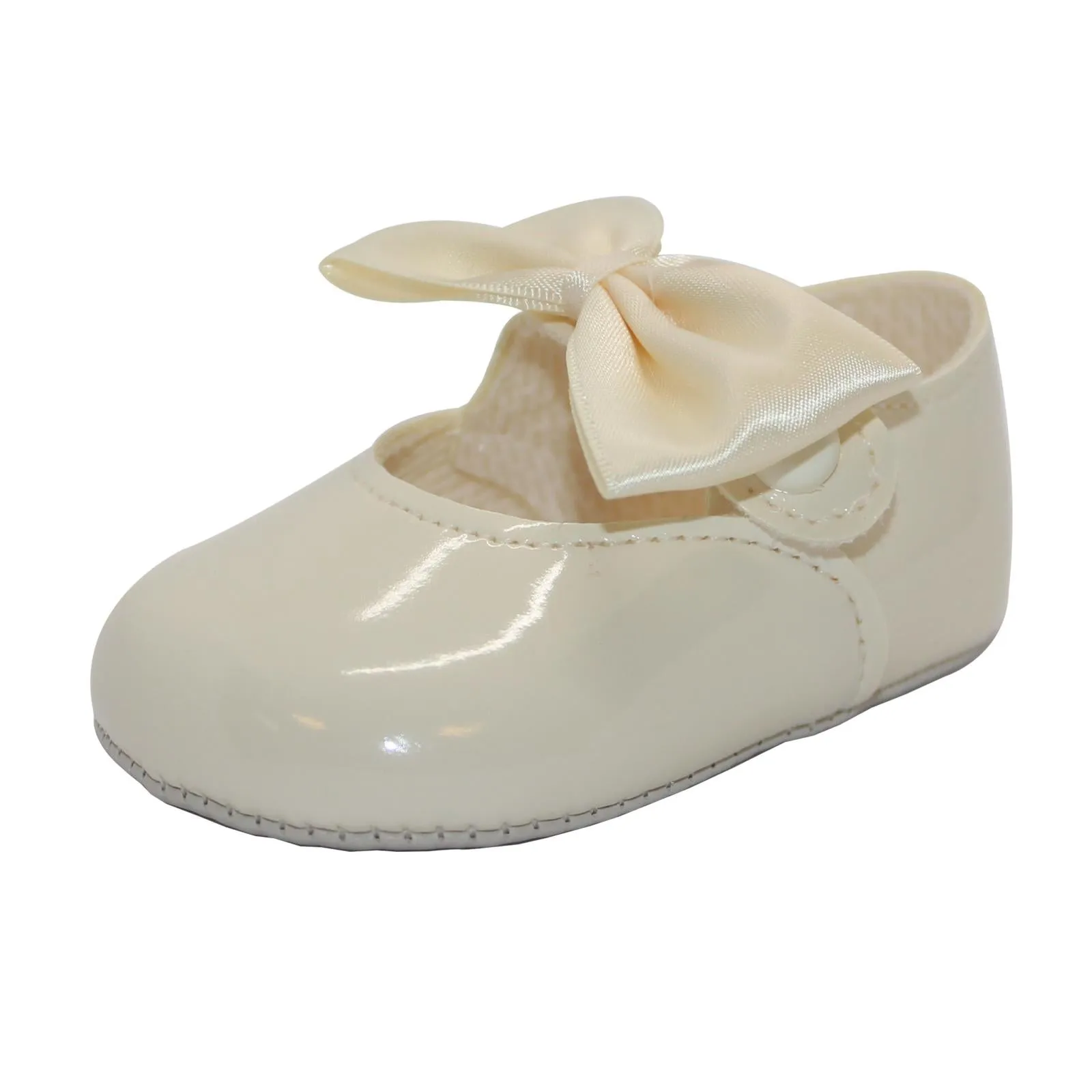 Baban Baby Girls Bow Shoes