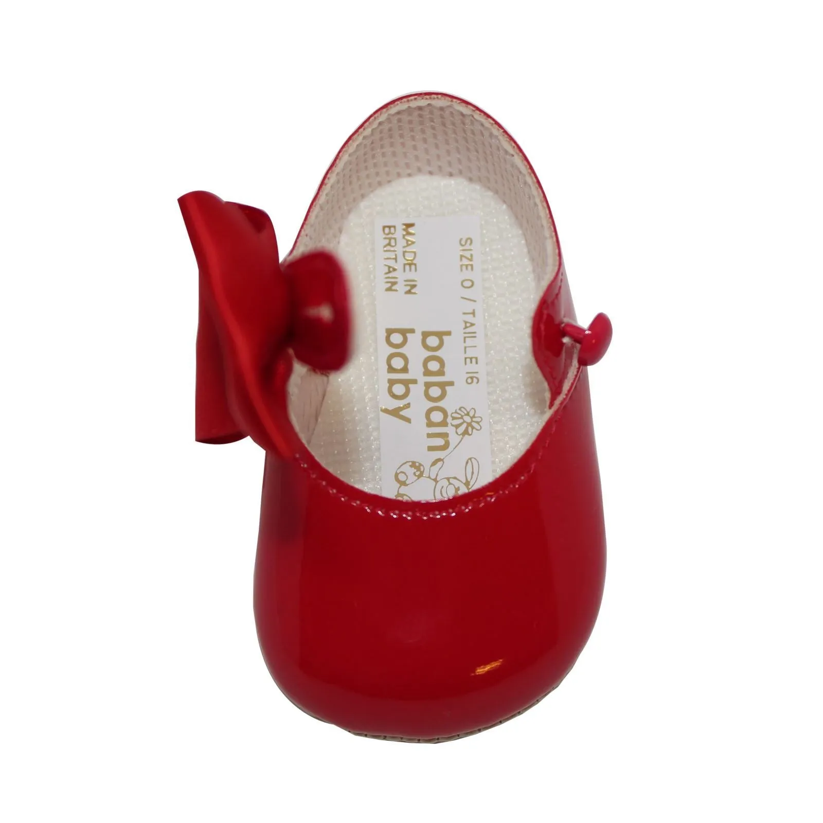 Baban Baby Girls Bow Shoes