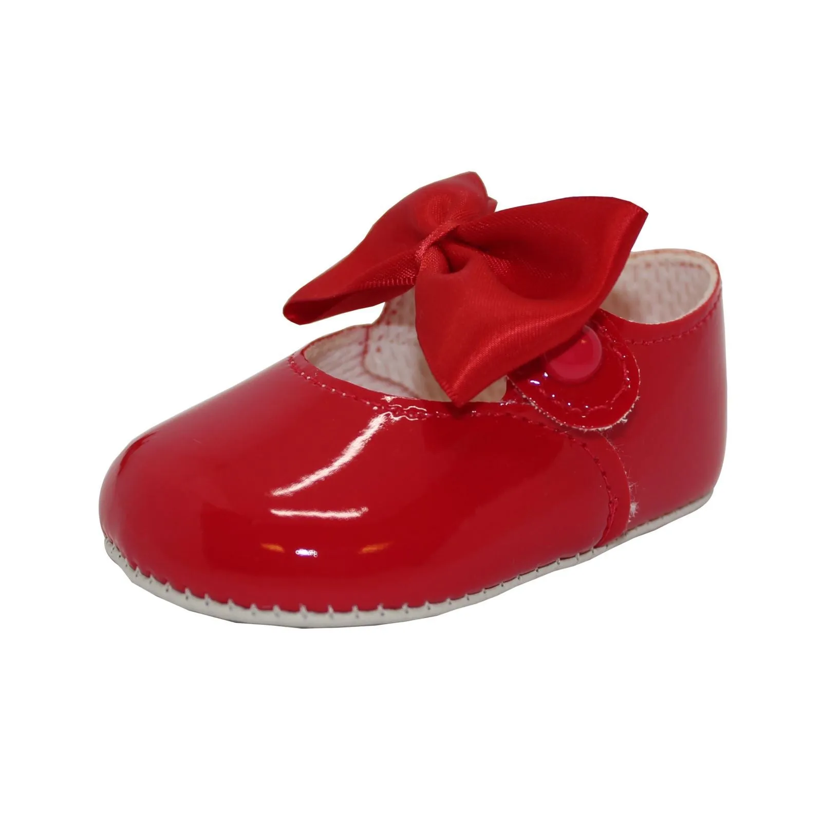 Baban Baby Girls Bow Shoes