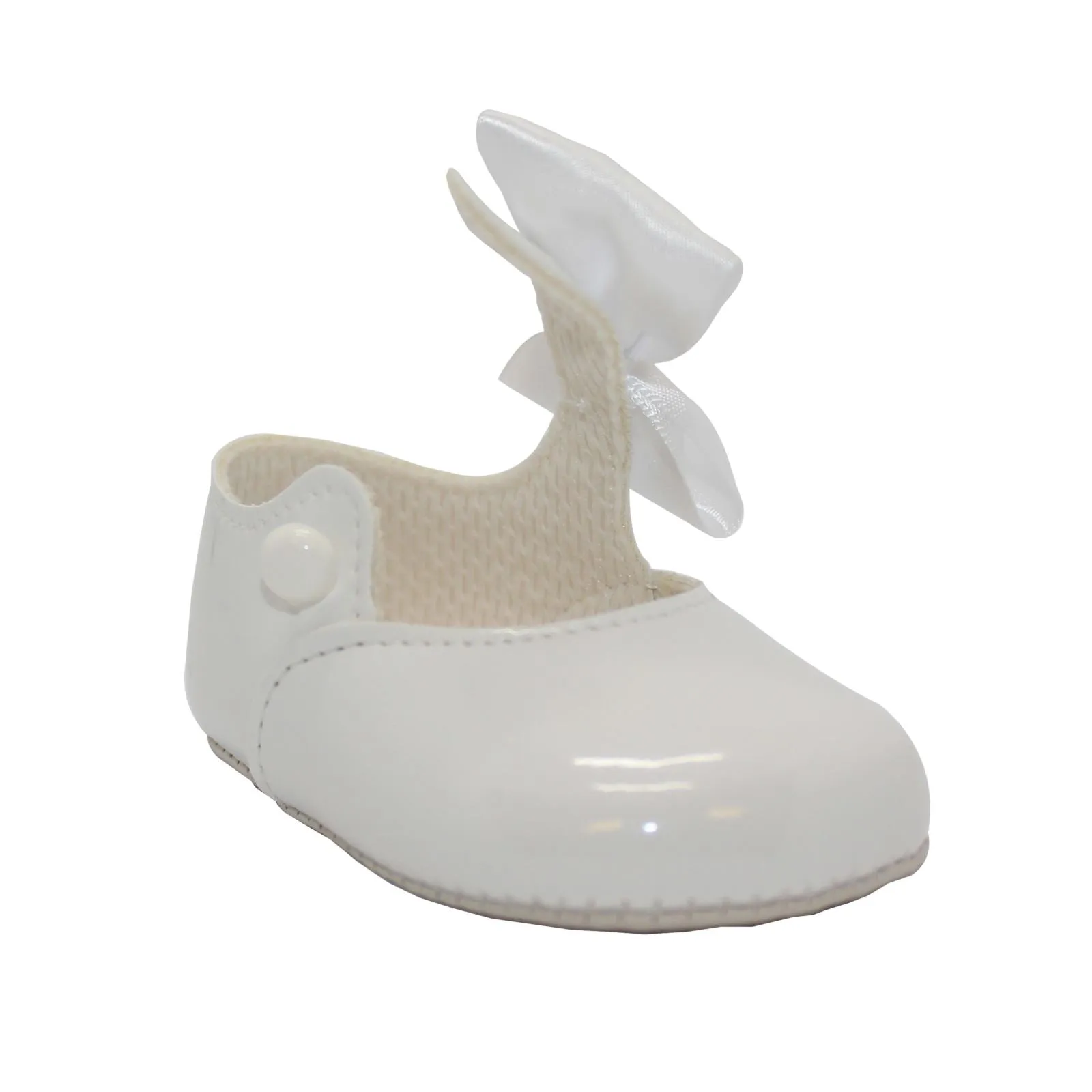 Baban Baby Girls Bow Shoes