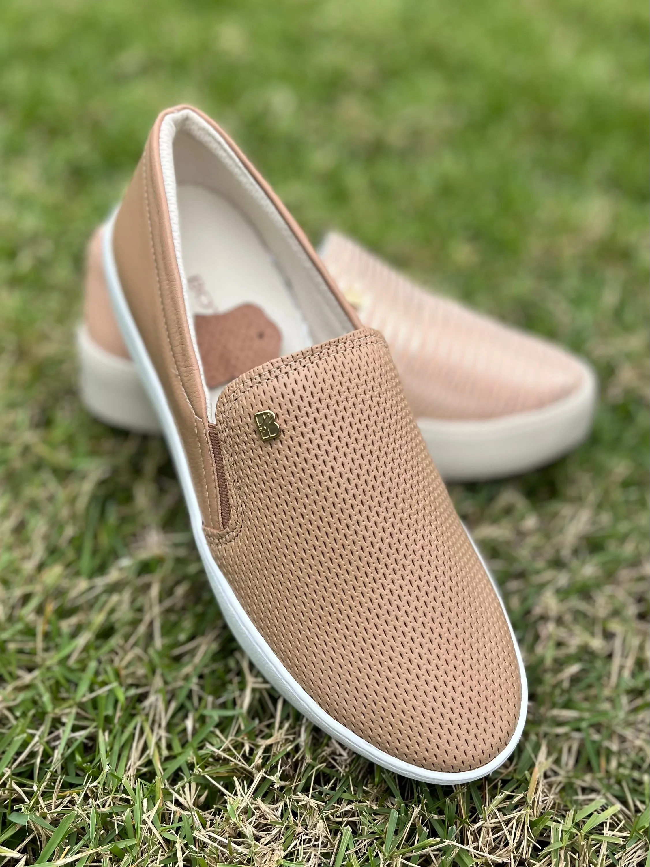 Beige Moccasins in