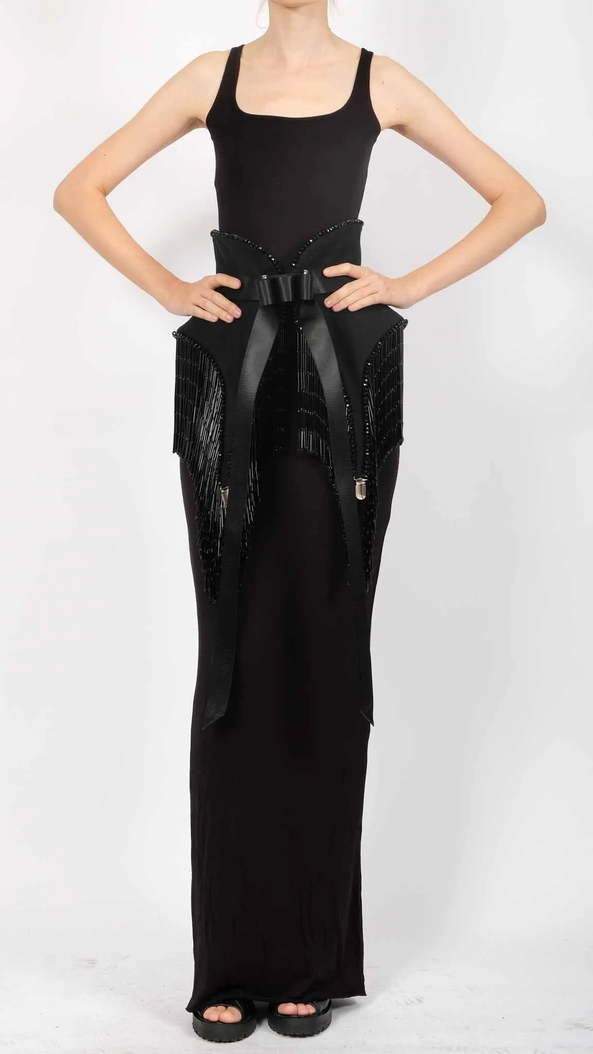 Belt with Stones and Fringes