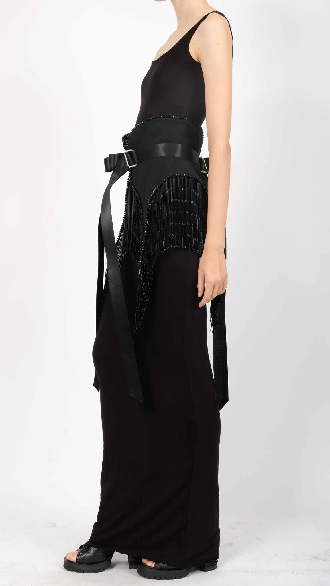 Belt with Stones and Fringes