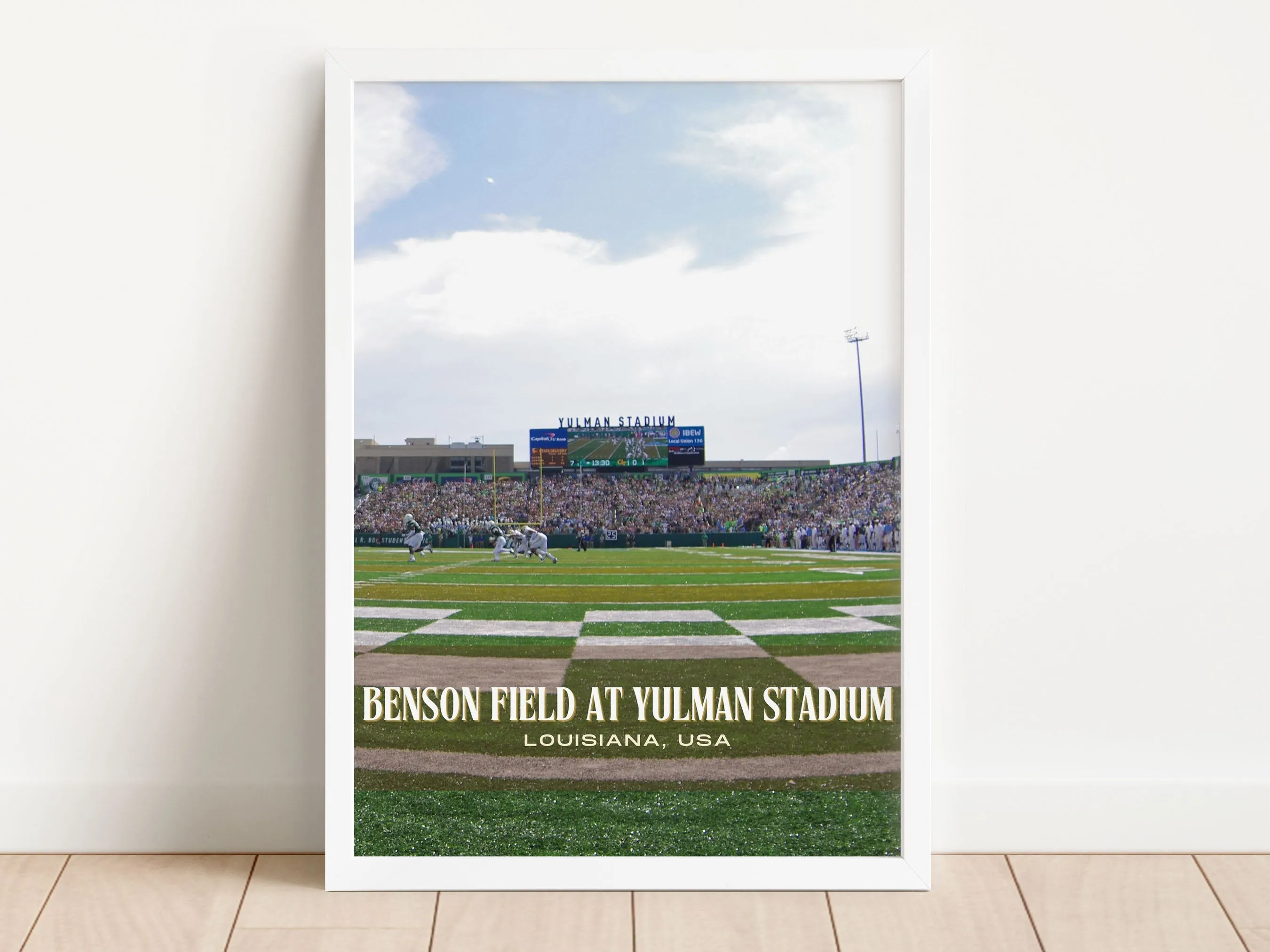 Benson Field at Yulman Stadium Football Wall Art