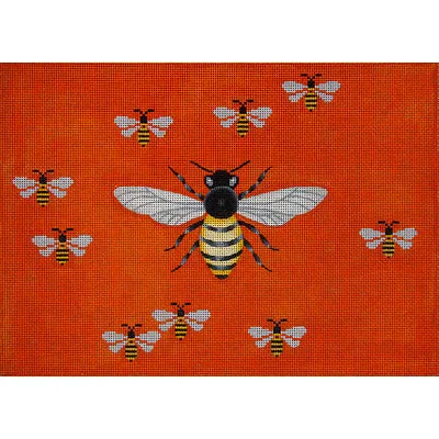 Big Buzz & Baby Bees on Red