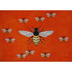 Big Buzz & Baby Bees on Red