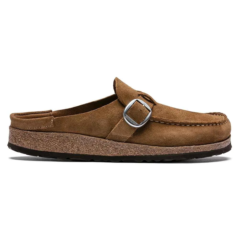 Birkenstock Buckley Suede Leather Mules for Women in Tea | 1017828