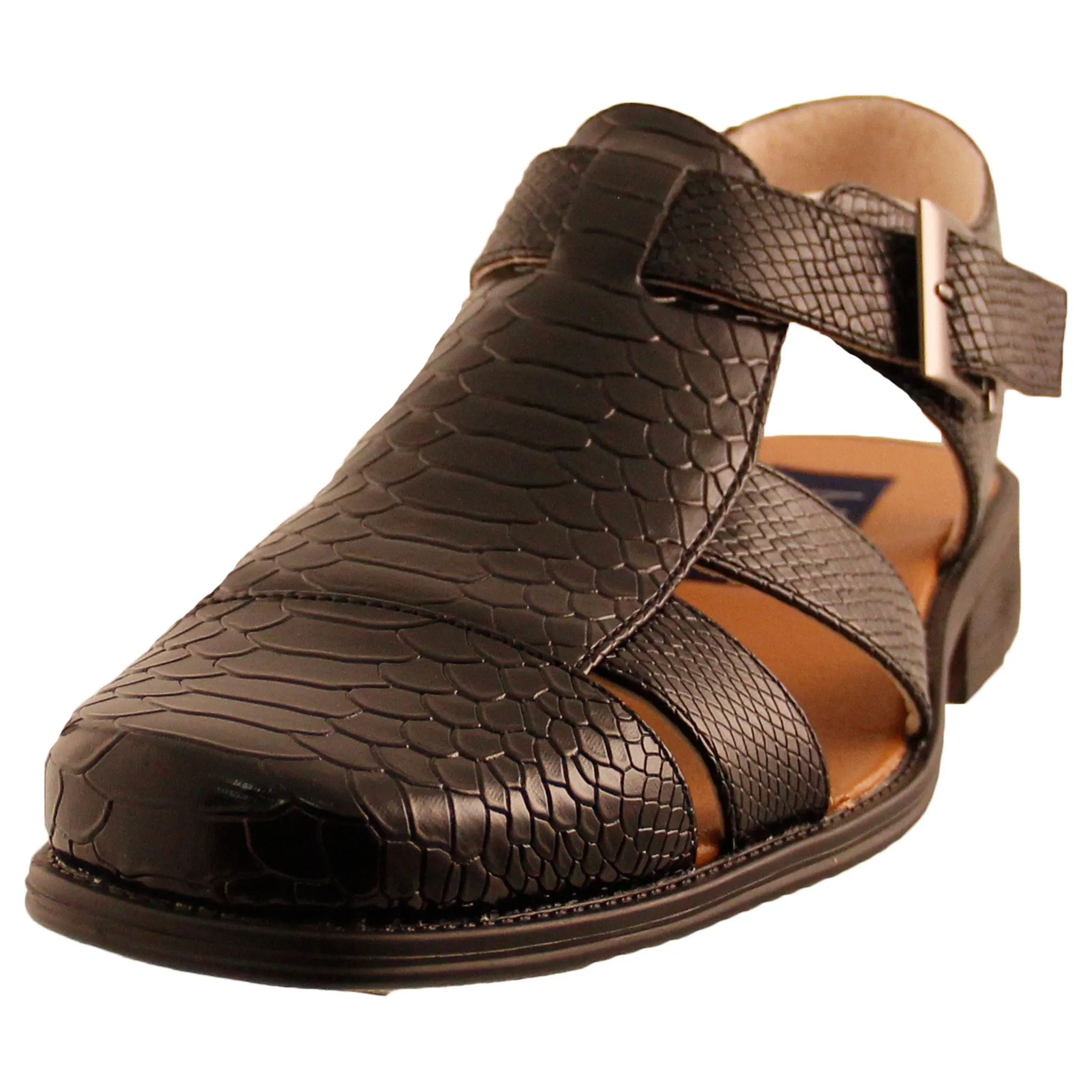 Black Gator Print Majestic