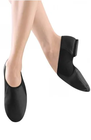 Black Leather Neo Jazz Shoe - Child