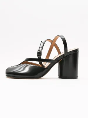 Black Tabi Pump Sandals