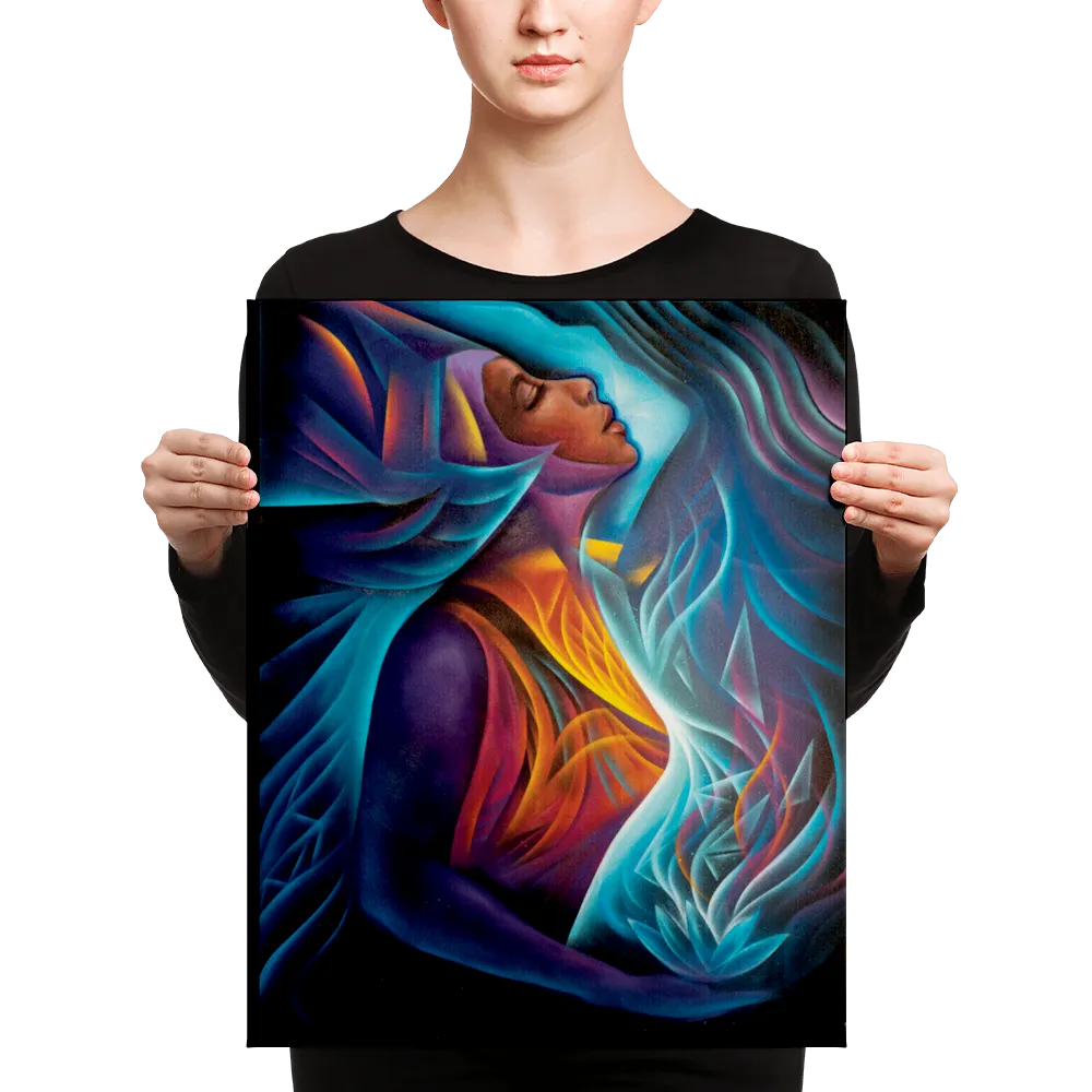 Blue Lotus Canvas