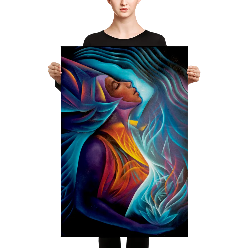 Blue Lotus Canvas