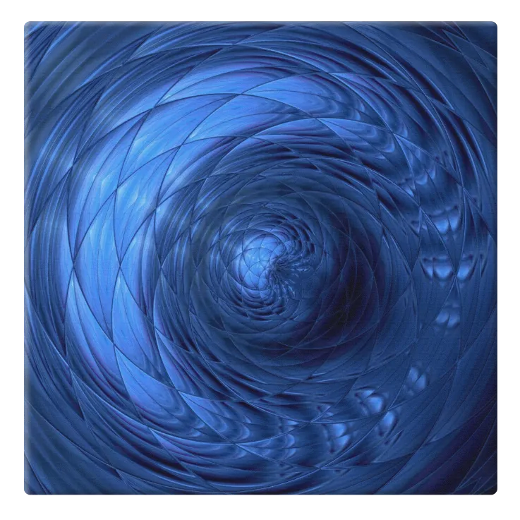 Blue Portal Canvas Wrap