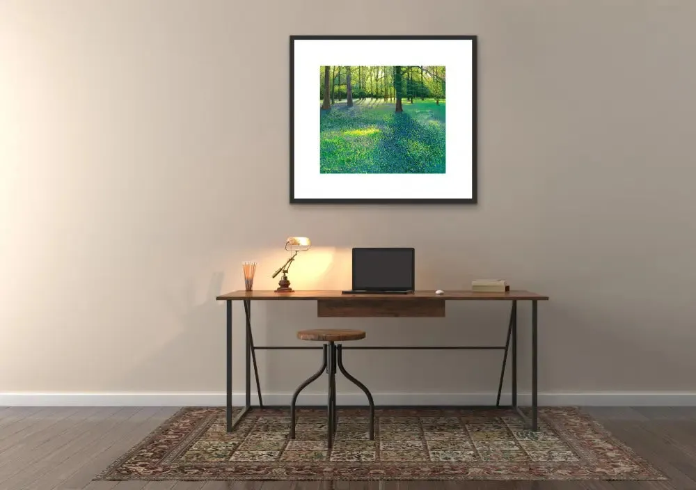 Bluebells at Wisley Limited Edition Print