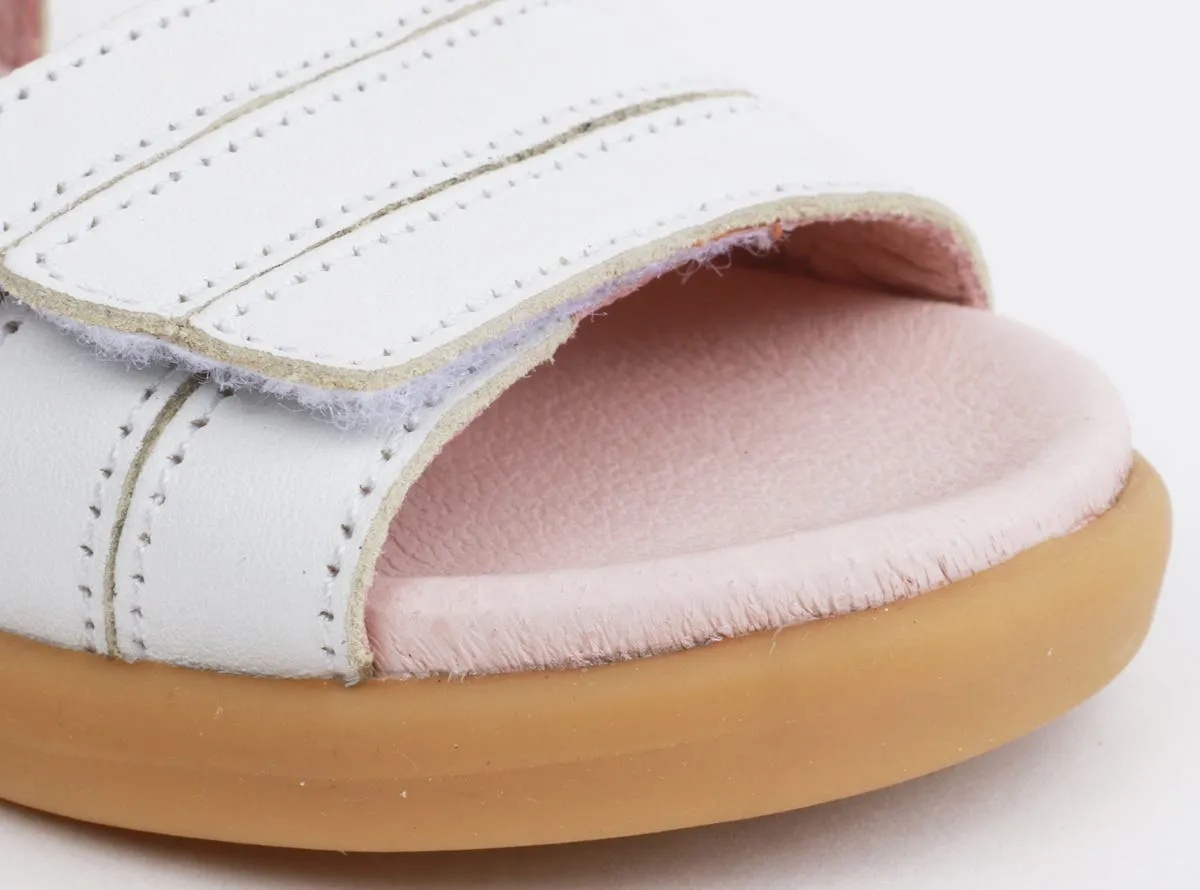 Bobux IW White Hampton Open Toe sandal