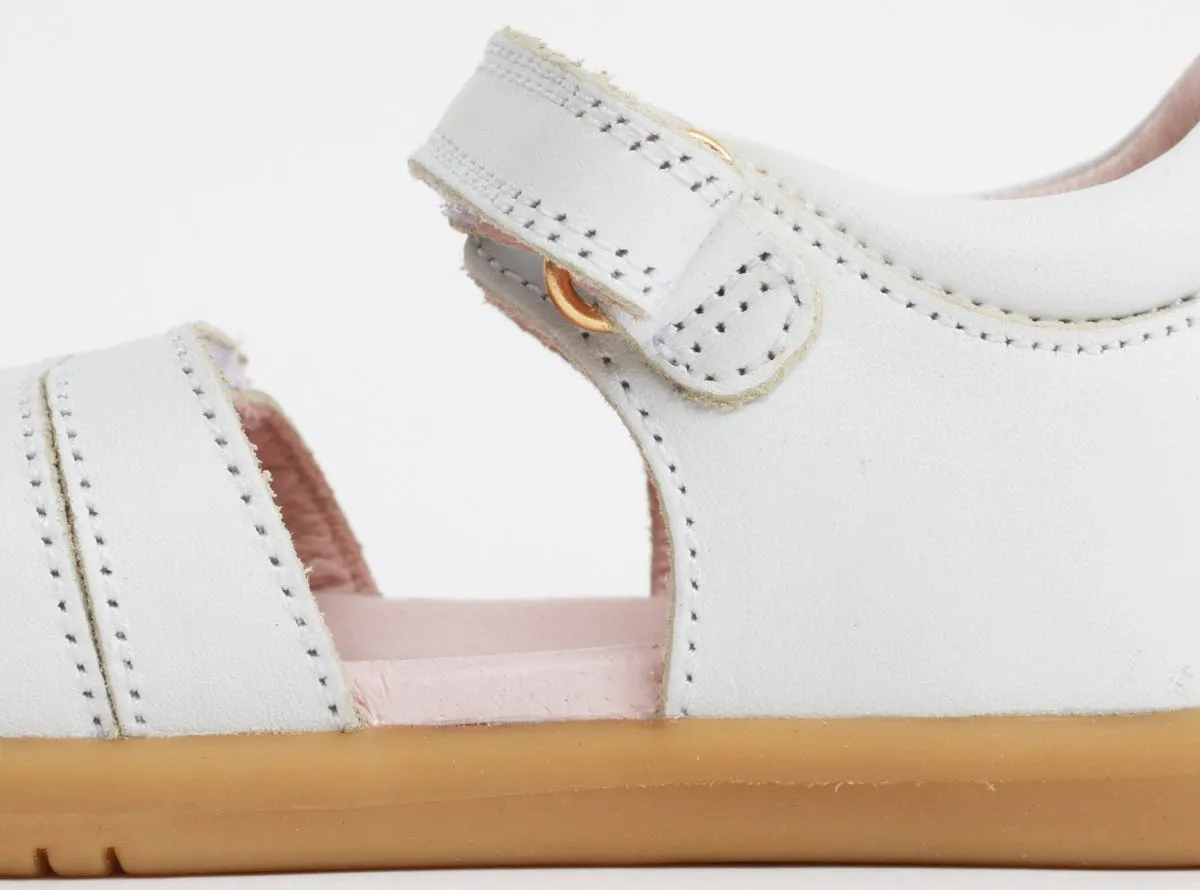 Bobux IW White Hampton Open Toe sandal