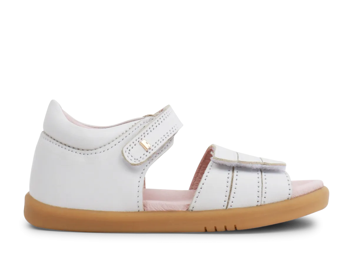 Bobux IW White Hampton Open Toe sandal