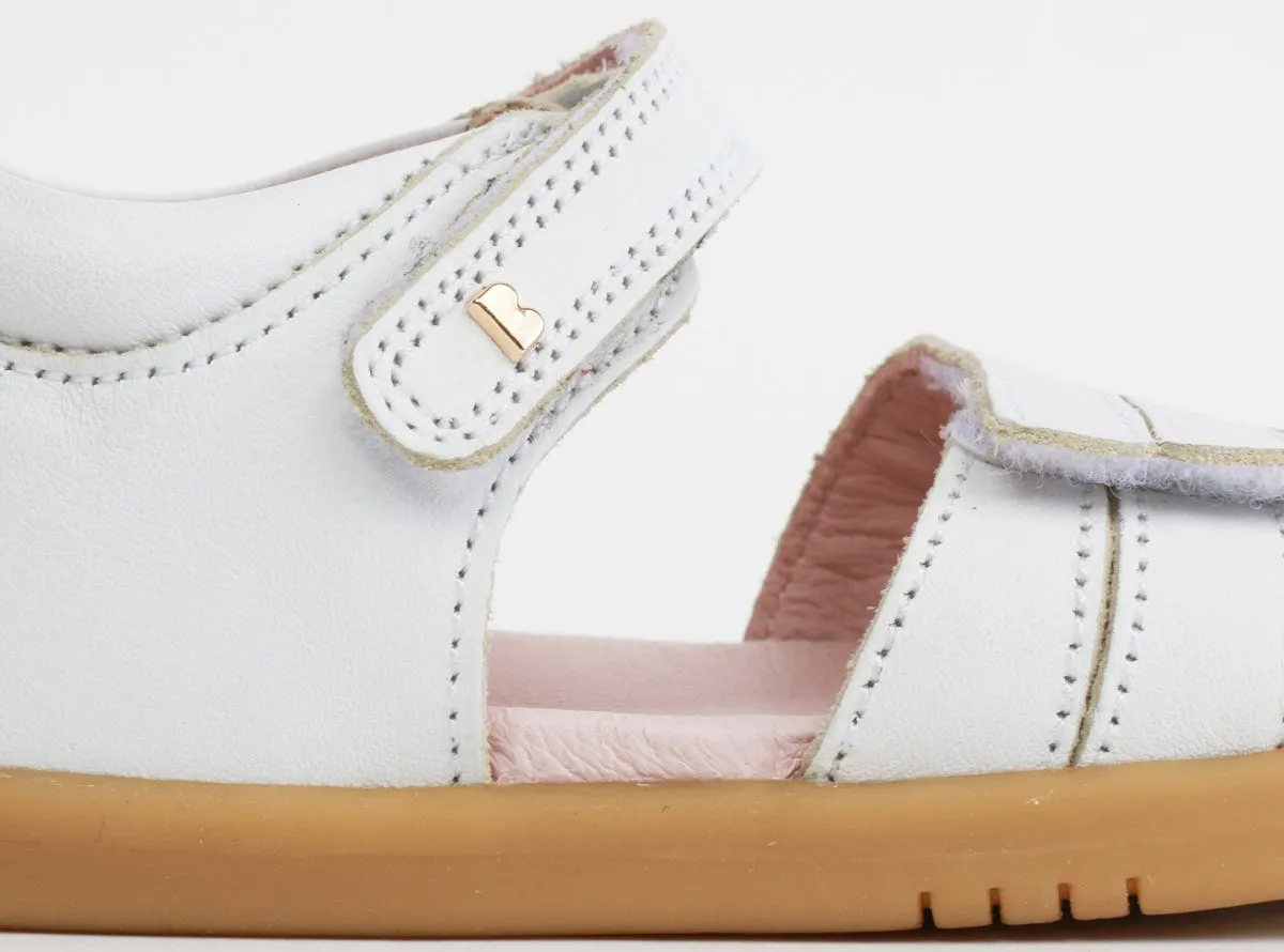 Bobux IW White Hampton Open Toe sandal