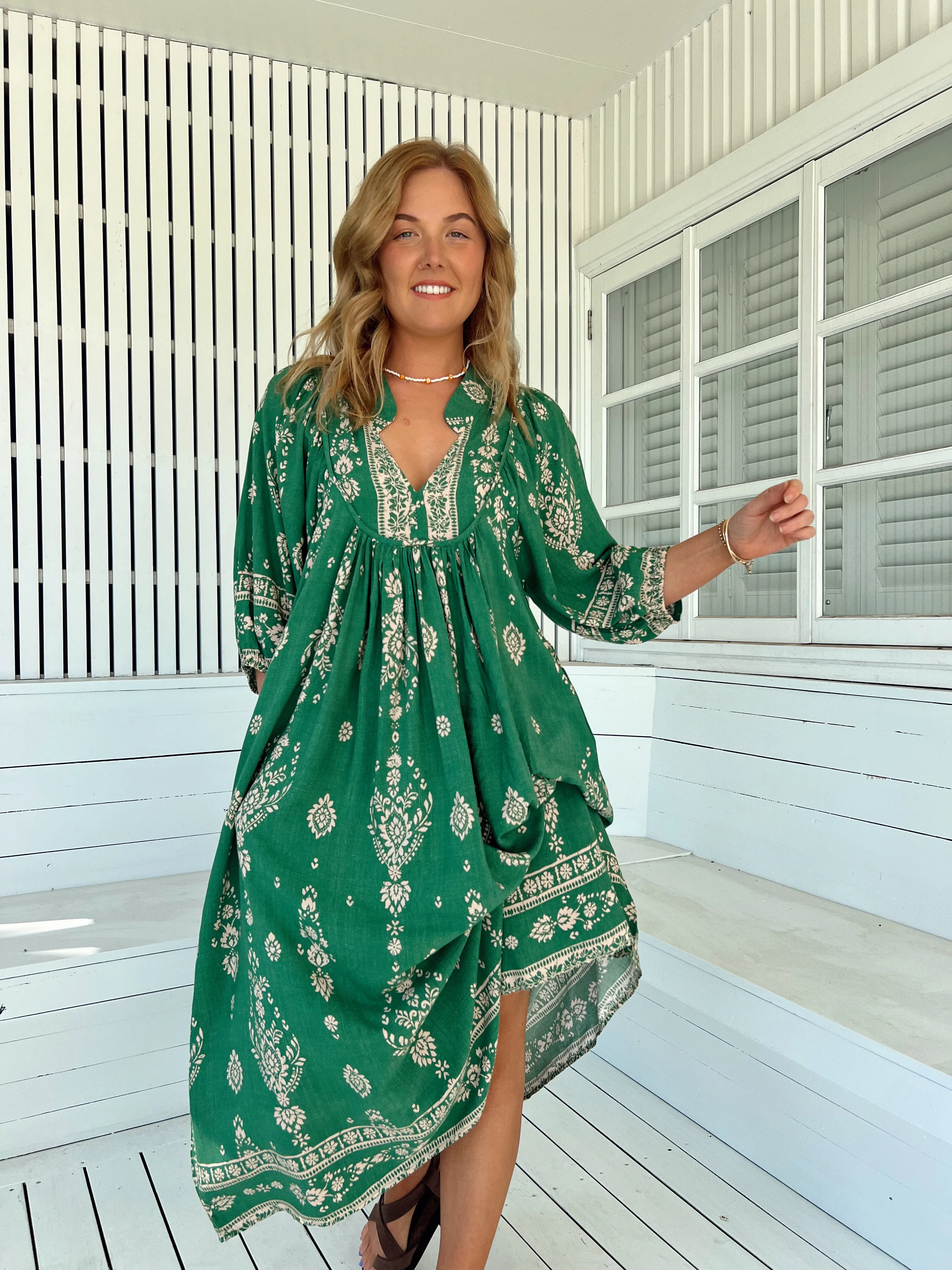 Boheme Midi Dress -  Kiva