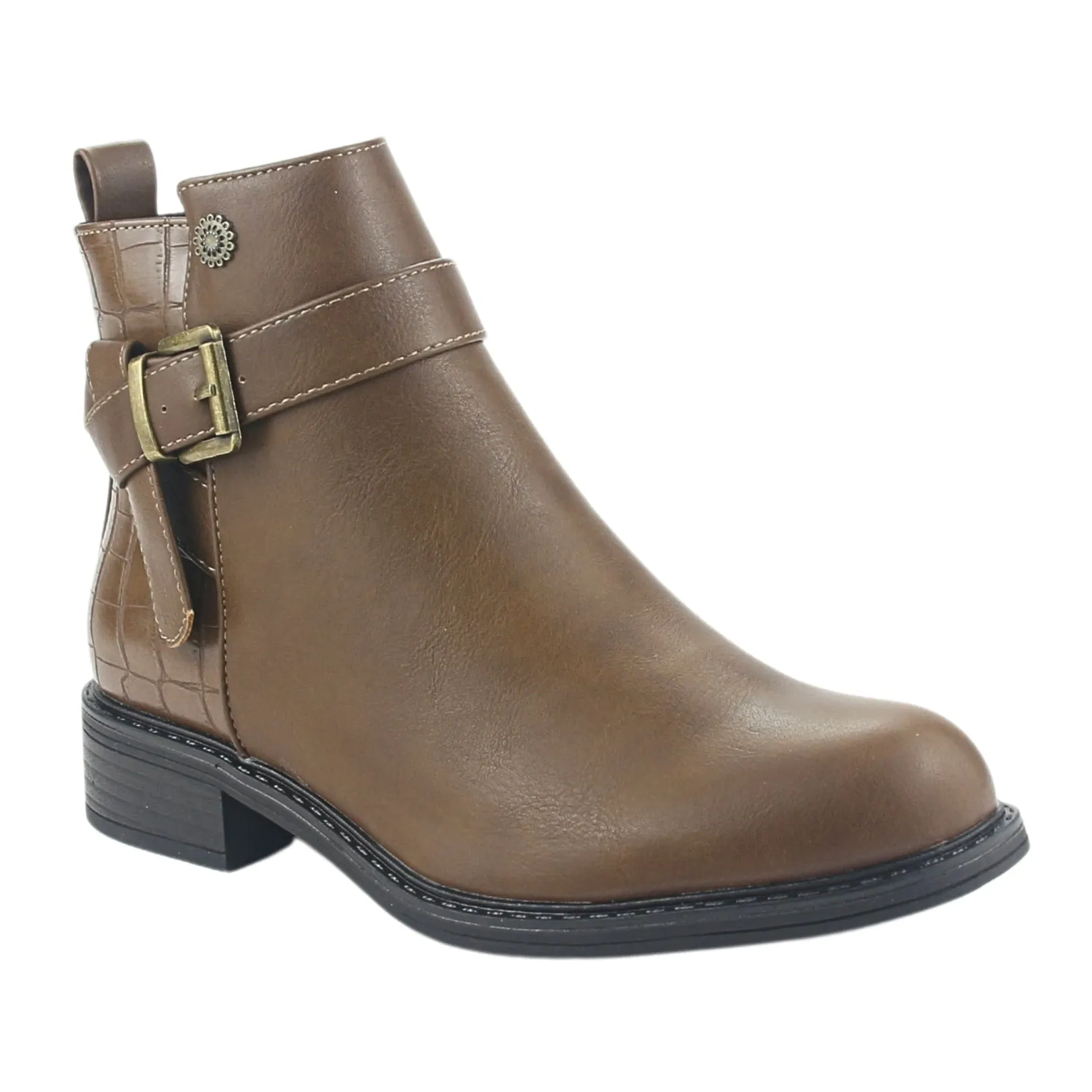 Botin Chalada Mujer Traffa-51 Taupe Casual
