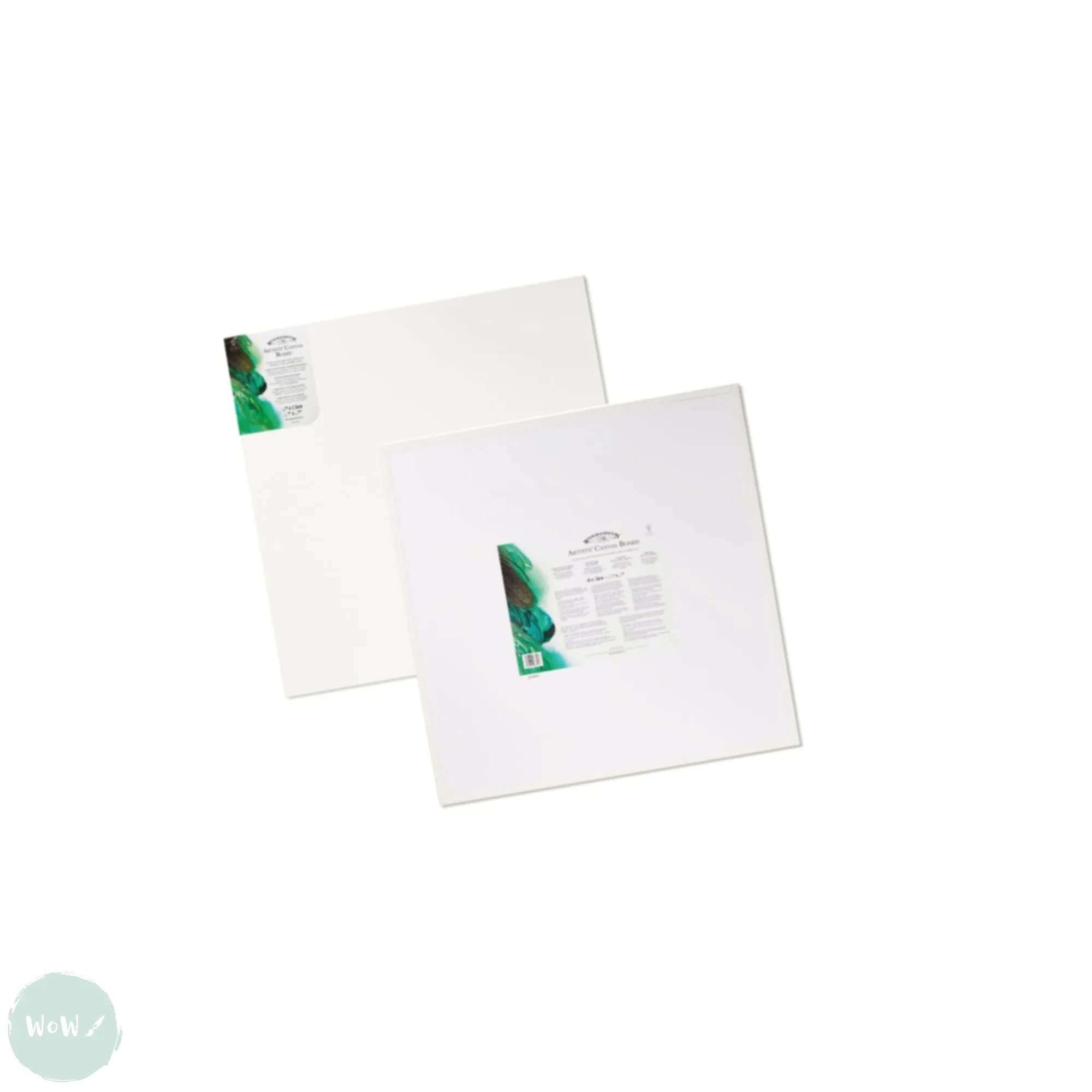 Canvas Board - WHITE PRIMED 100% COTTON - Winsor & Newton - ARTISTS - 30 x 30 cm (Approx. 12 x 12“)